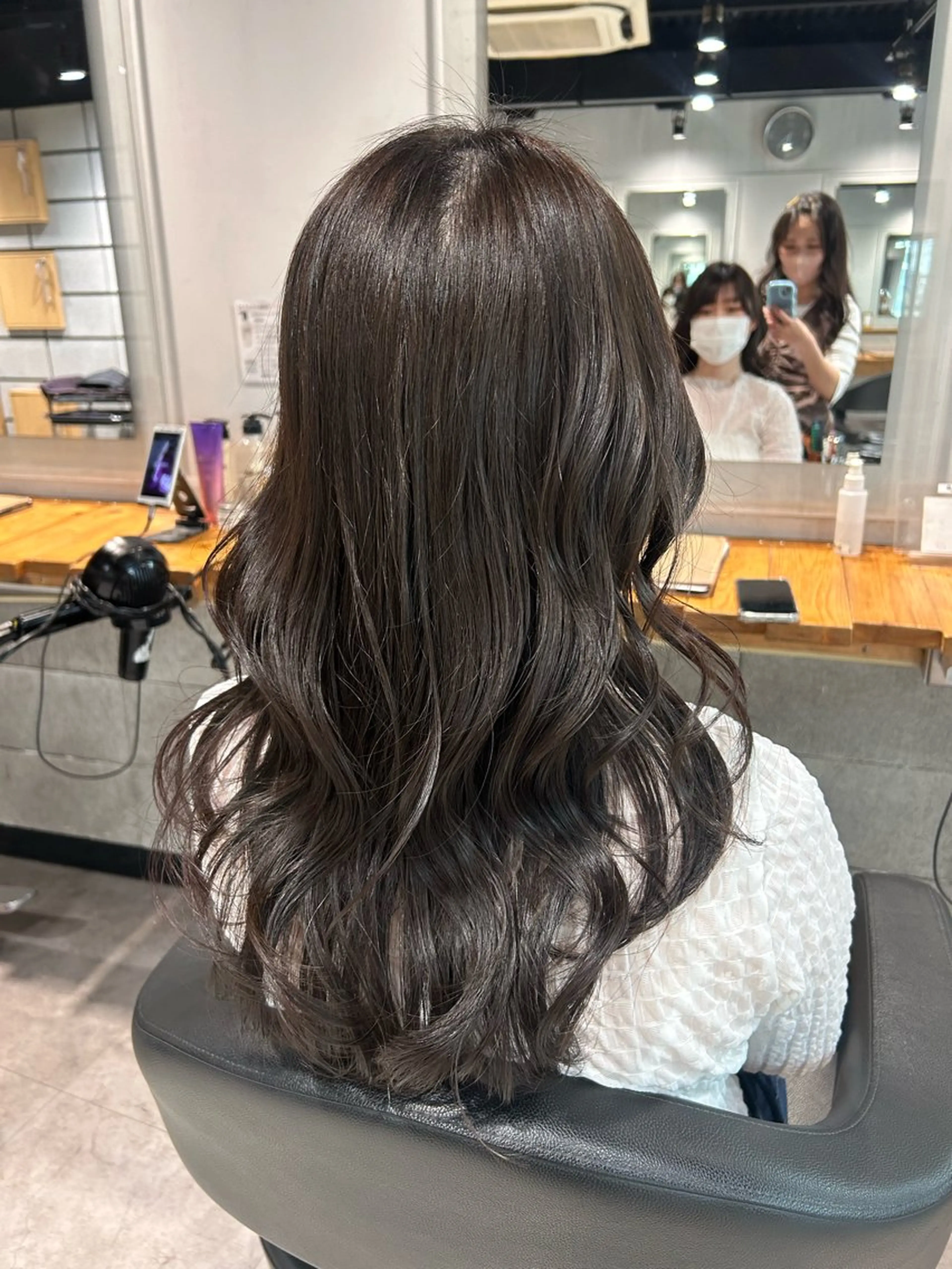 ロング カット ヘアカラー ヘッドスパ 韓国Style♡ Nanami🇰🇷のヘアスタイル