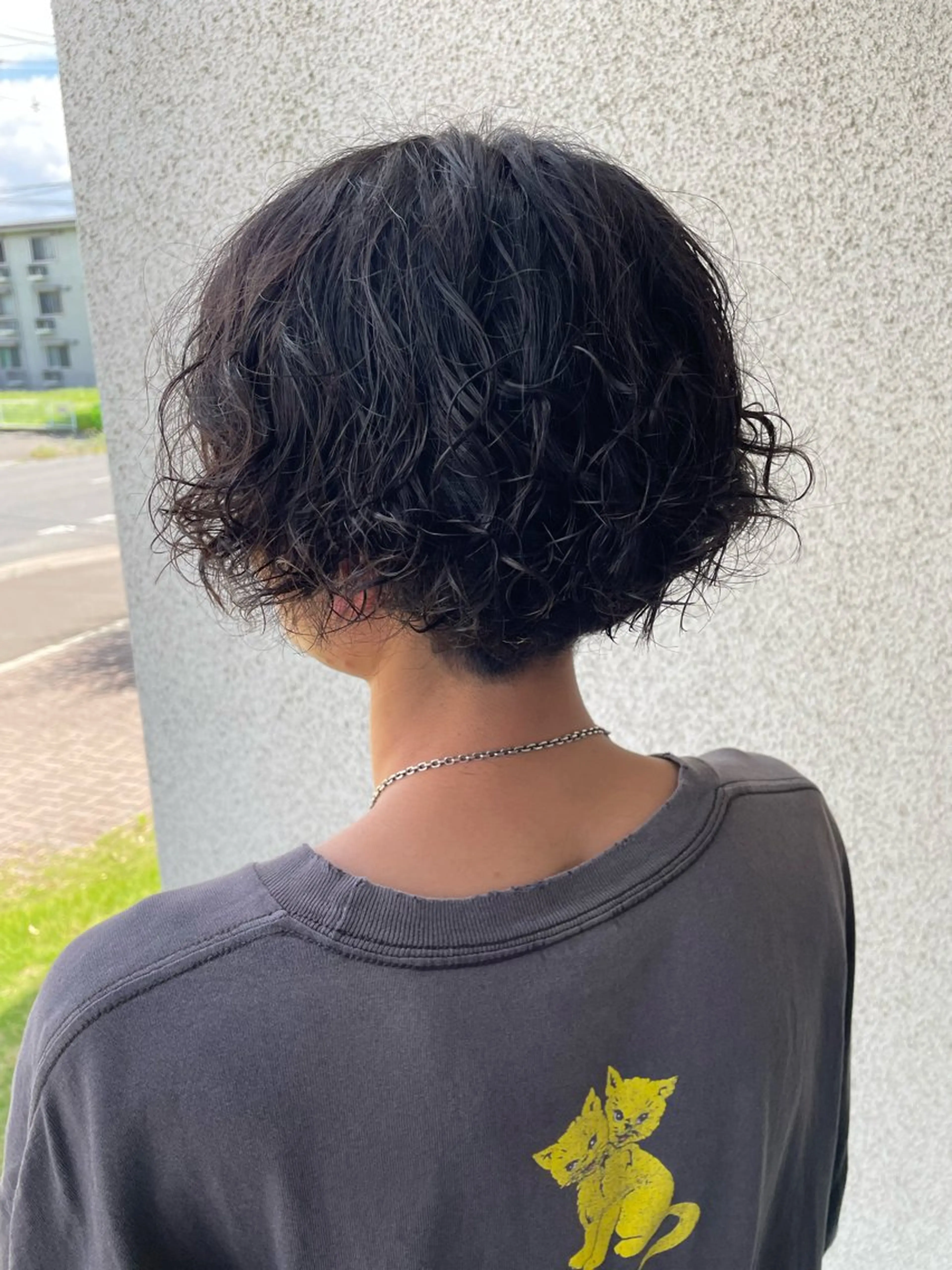 ショート カット パーマ 藤村 翔充のヘアスタイル