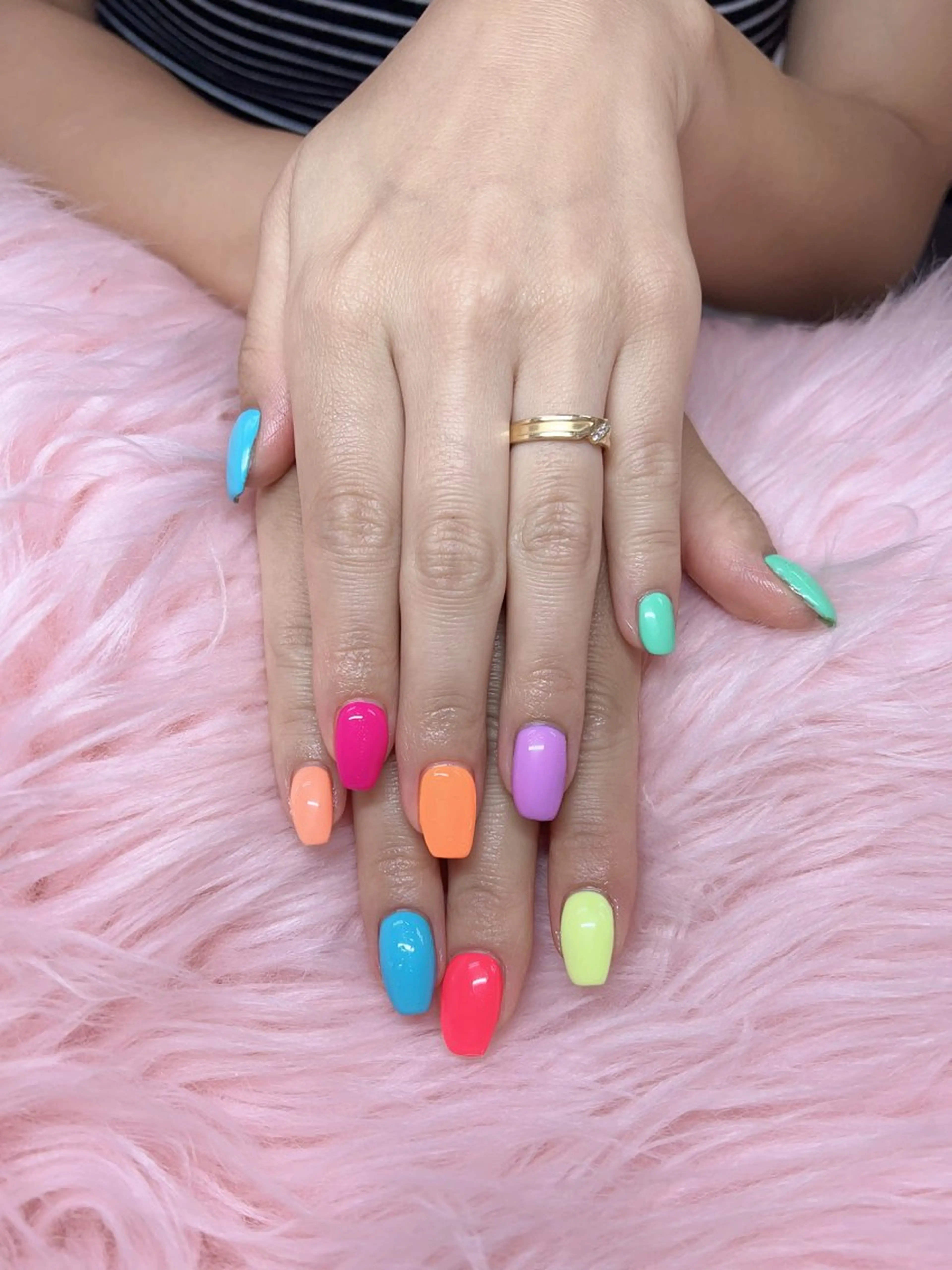 ネイル ハンドネイル ハンドケア 💜MIYA nail川崎店のネイルデザイン