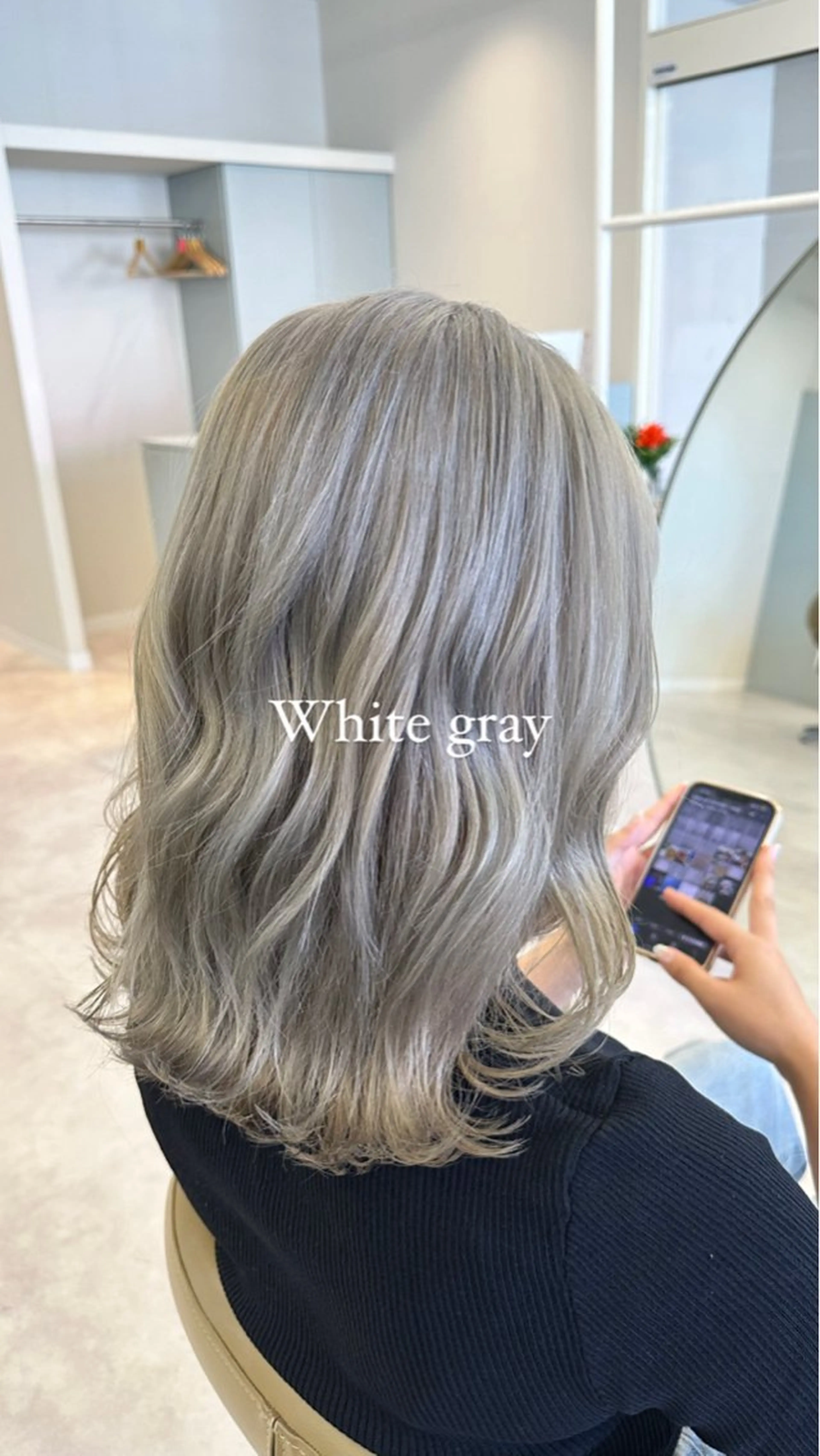 ミディアム 🫧ペール系カラー /デザイン秀喜🫧のヘアスタイル