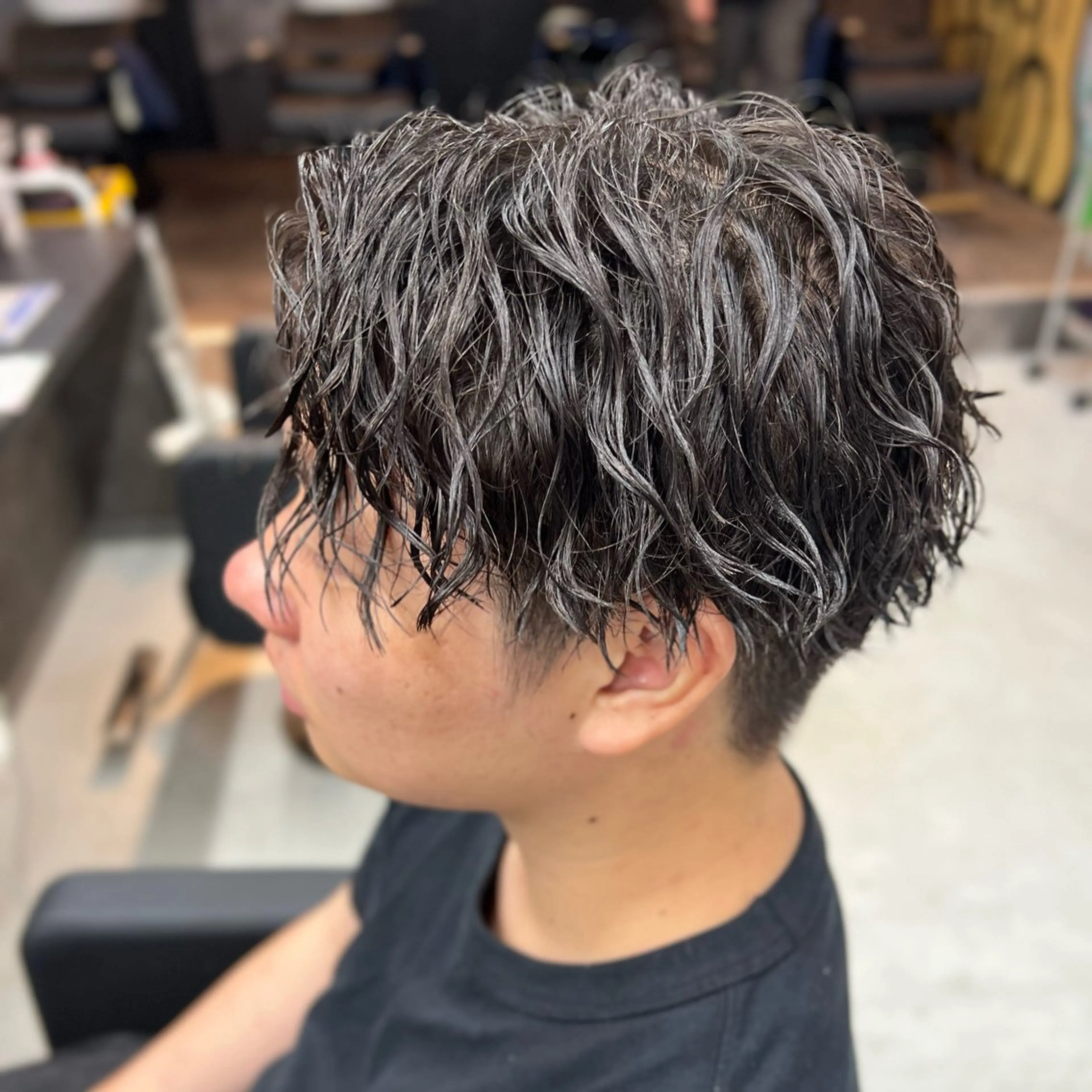 ショート パーマ メンズ 錦糸町/Men's cutパーマ石川史弥のヘアスタイル