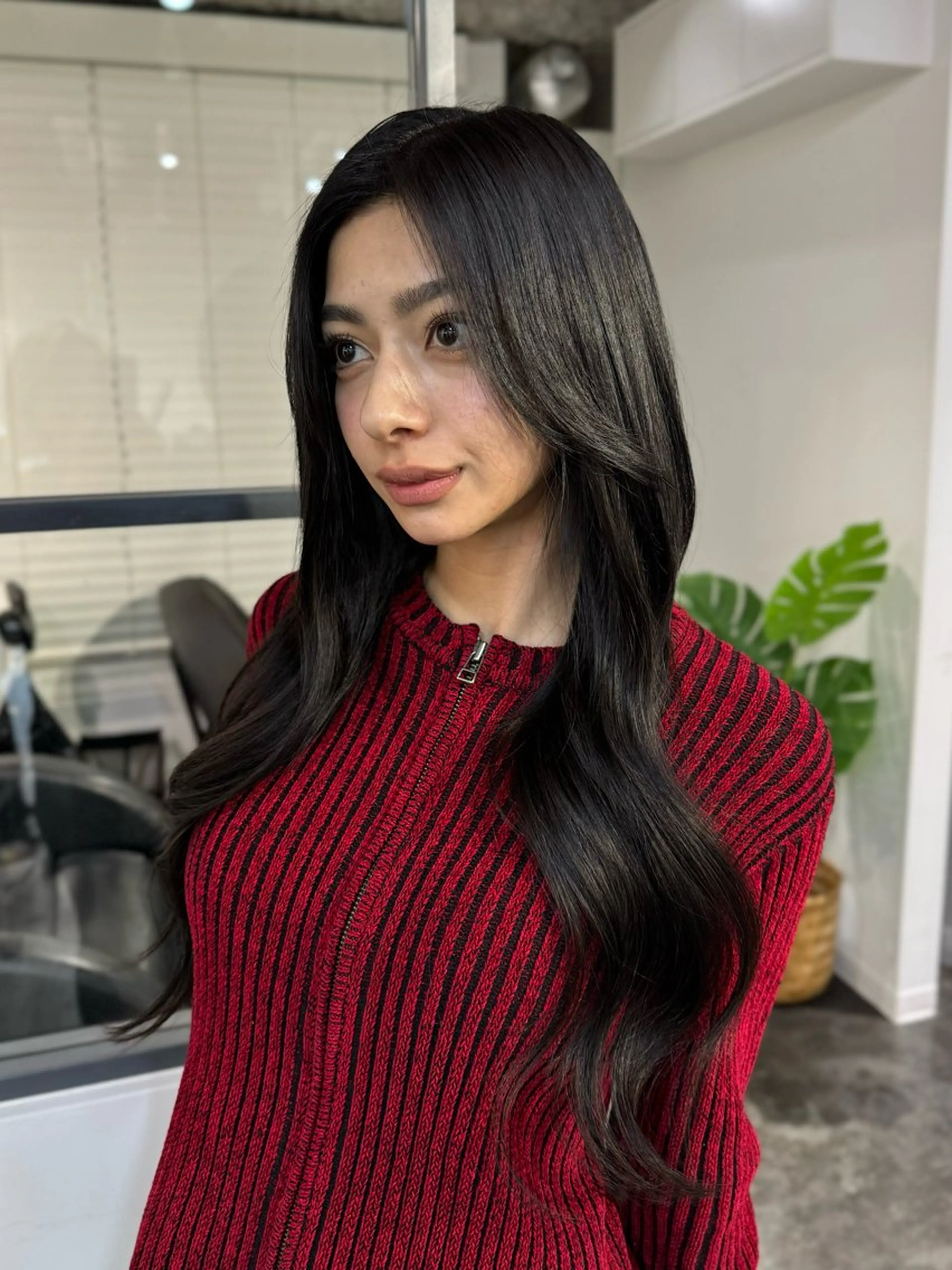 💕ボブの方におすすめ💕✨ワンカラー＋韓国UTIPエクステ18インチ(45㎝)100本の写真