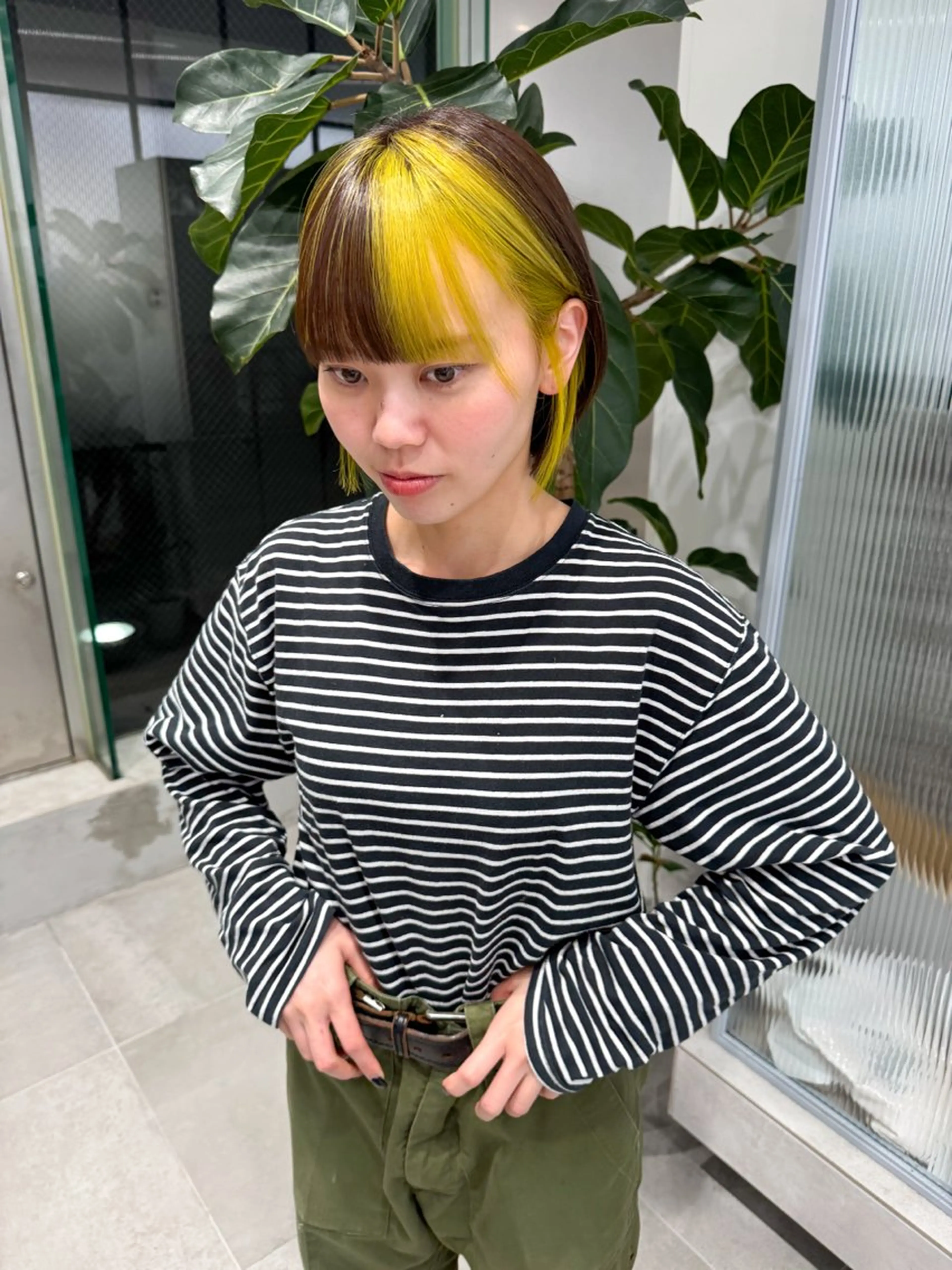 ショート カラー ヘアカラー ひかり／ショート ／似合わせカットのヘアスタイル