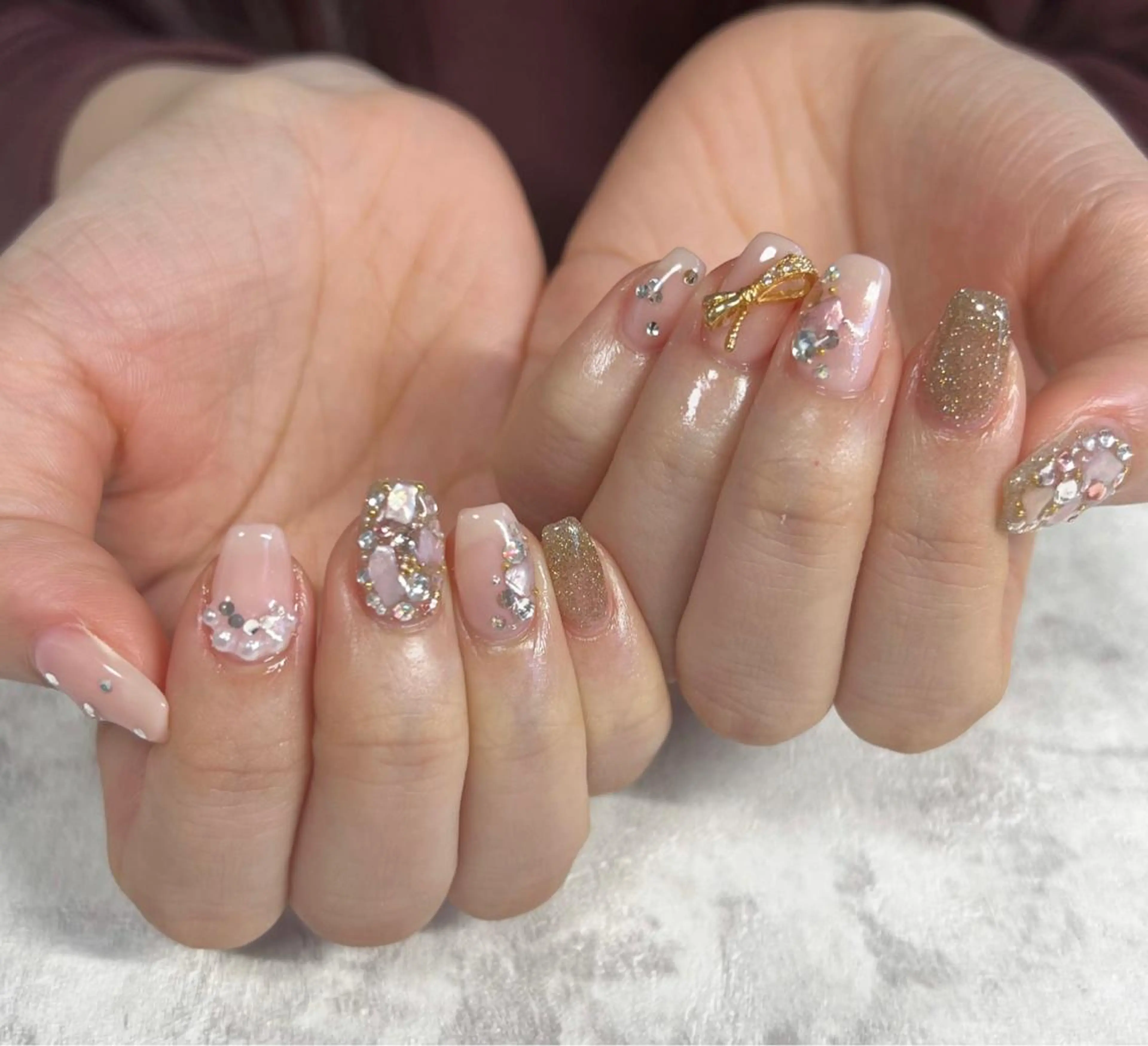 ネイル 持ち込み ハンドネイル 𝑺 𝒏𝒂𝒊𝒍✳︎のネイルデザイン