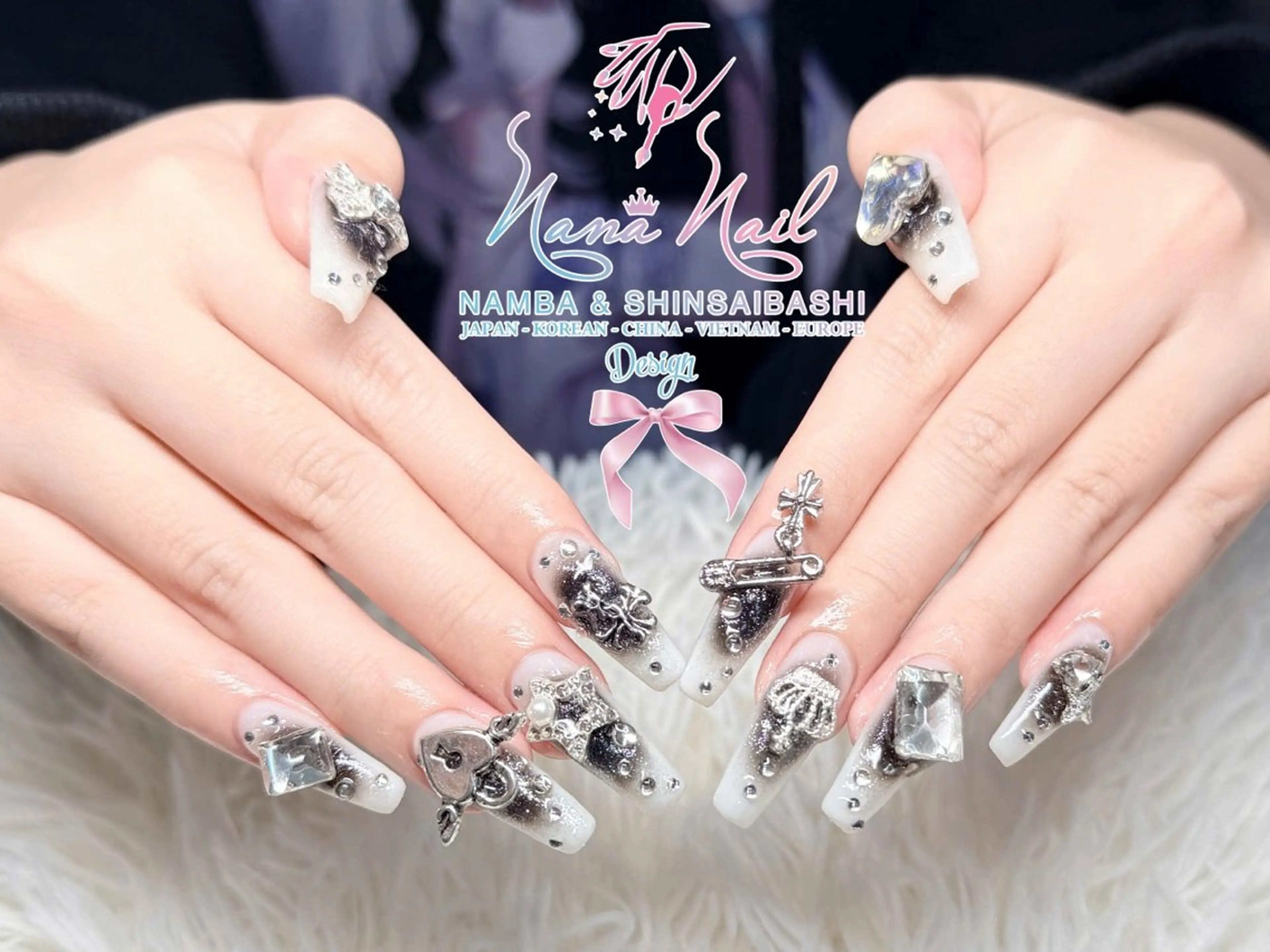 セミロング ハンドネイル 79Linanailnamba所属・Linanail Nambaのネイルデザイン