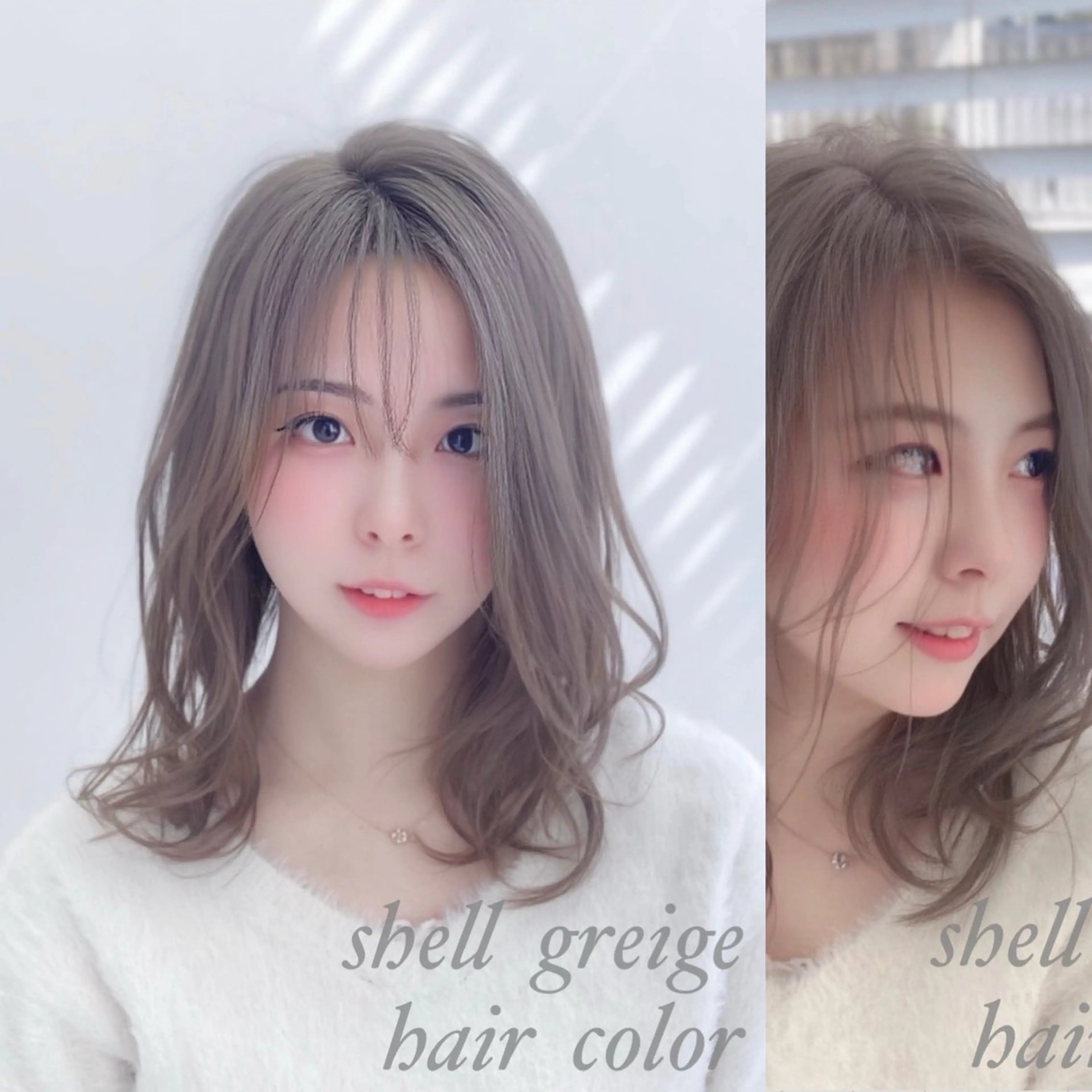 セミロング カラー M.SLASH 辻 孝志のヘアスタイル