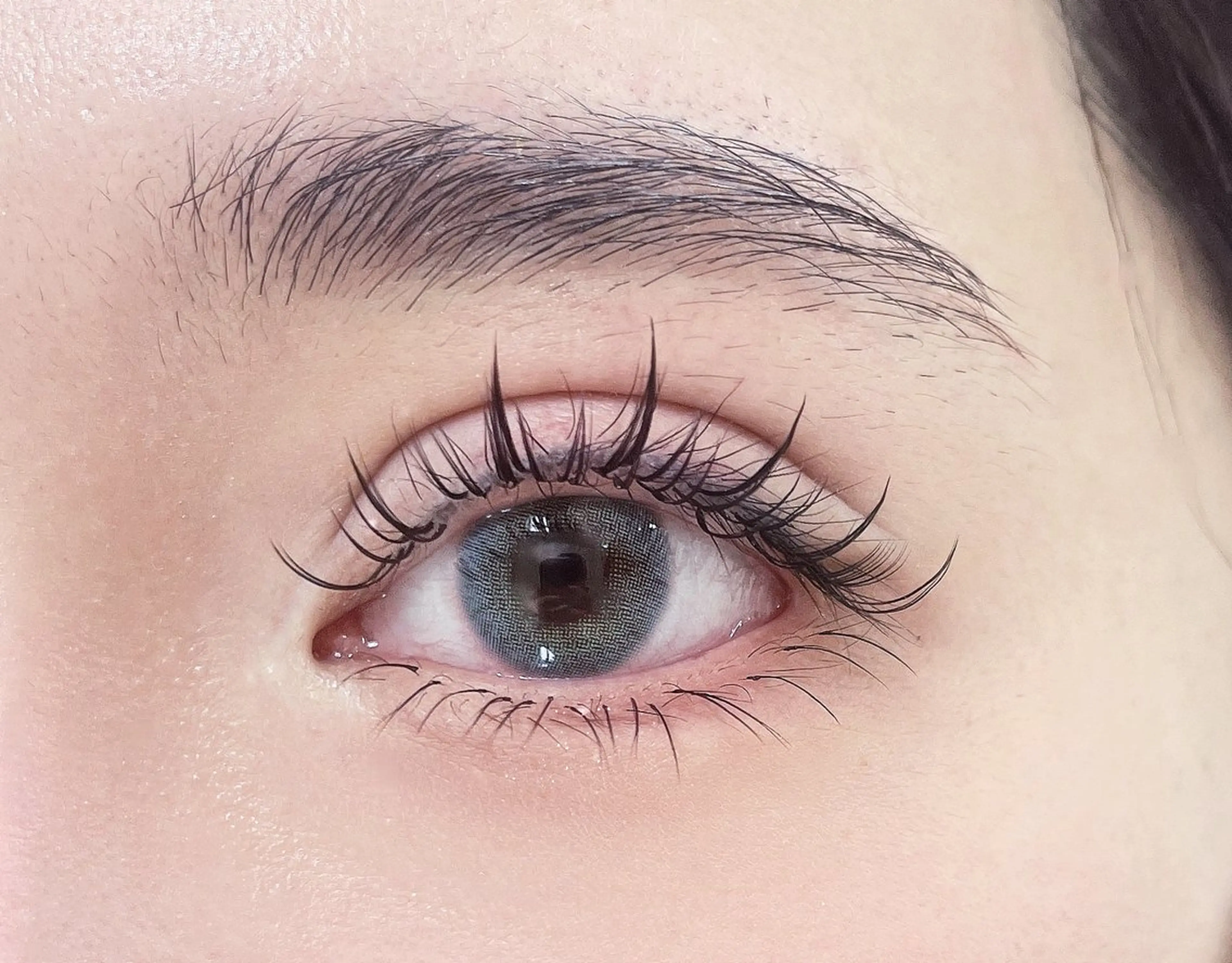 マツエク・マツパ 付け放題 バインドロック 束感まつ毛 カラーマツエク フラットラッシュ Ｍ salon アイラッシュのマツエク・マツパデザイン