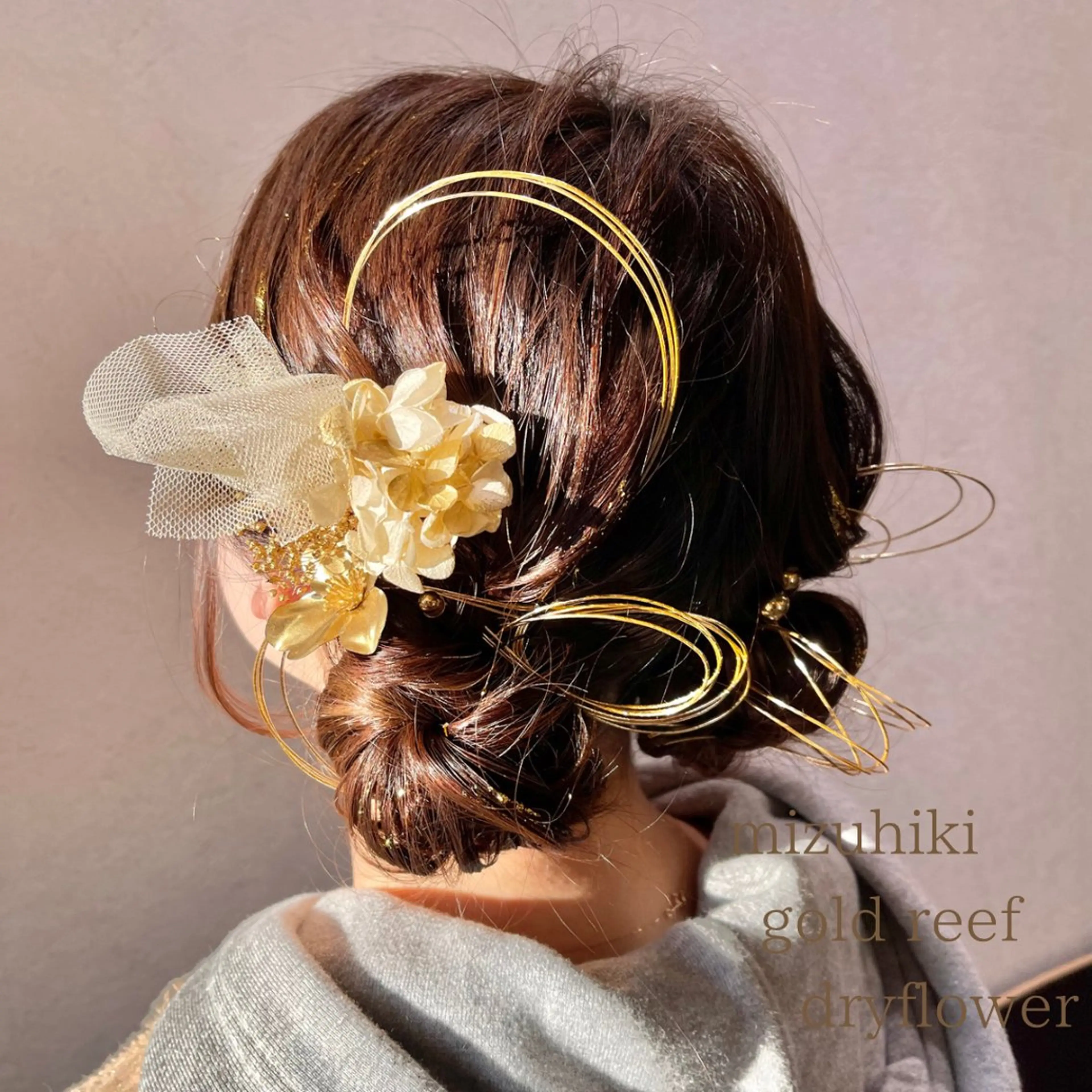 ミディアム ヘアアレンジ 結婚式・ブライダル デート 卒業式のヘアスタイル ヘアセット charm《銀座》 ヘアセット/縮毛矯正のヘアスタイル