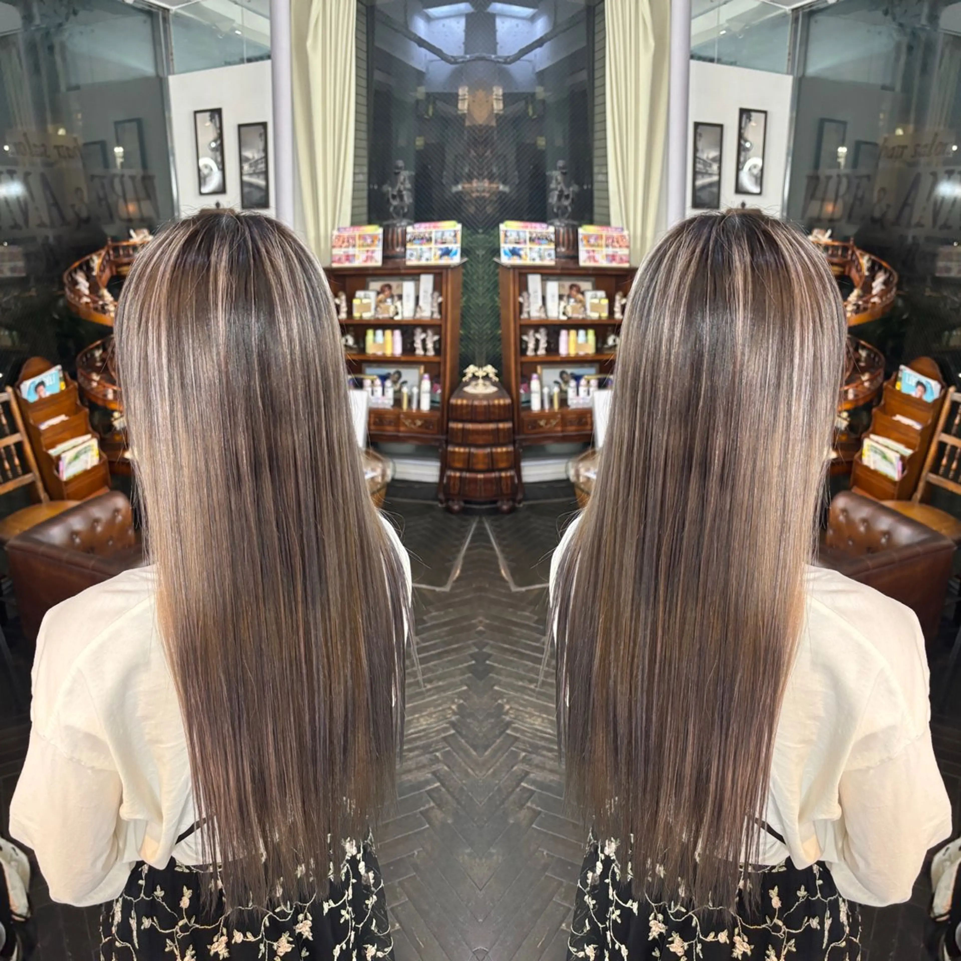 ロング カラー ☻モエカ/ハイトーン アレンジ☻のヘアスタイル