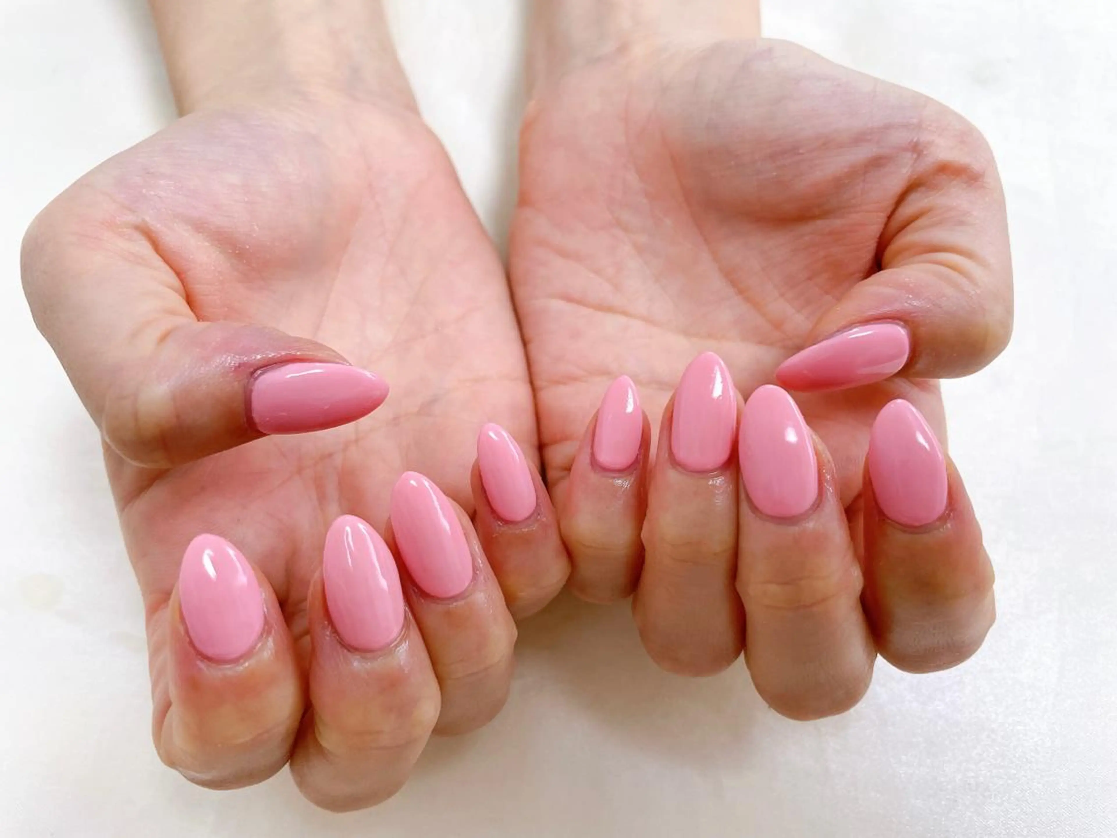 ネイル ワンカラーネイル ハンドネイル Mogu nail 二子玉川のネイルデザイン