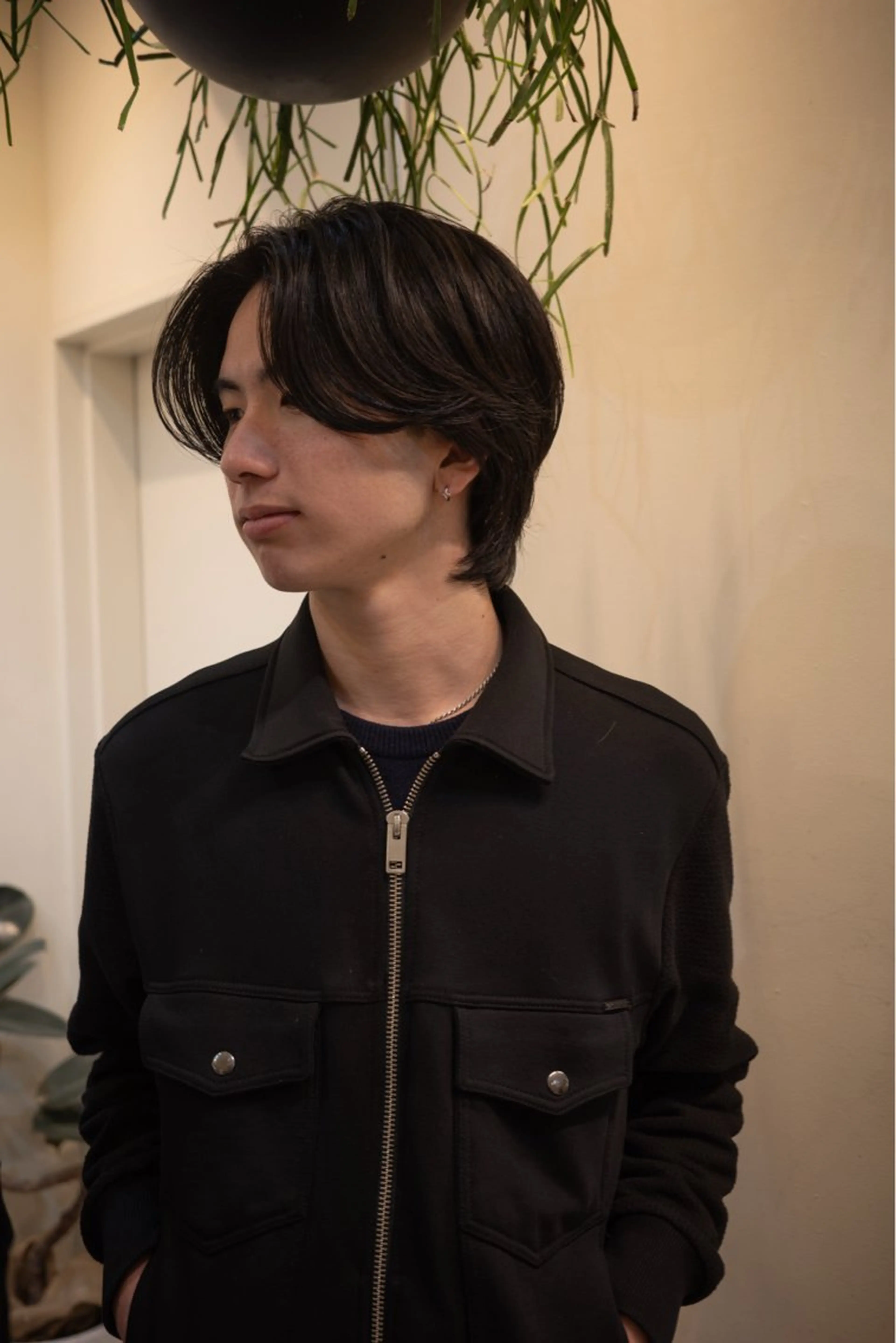 パーマ メンズ カット パーマ 赤木蓮/メンズ特化 パーマ/ハイトーンのヘアスタイル