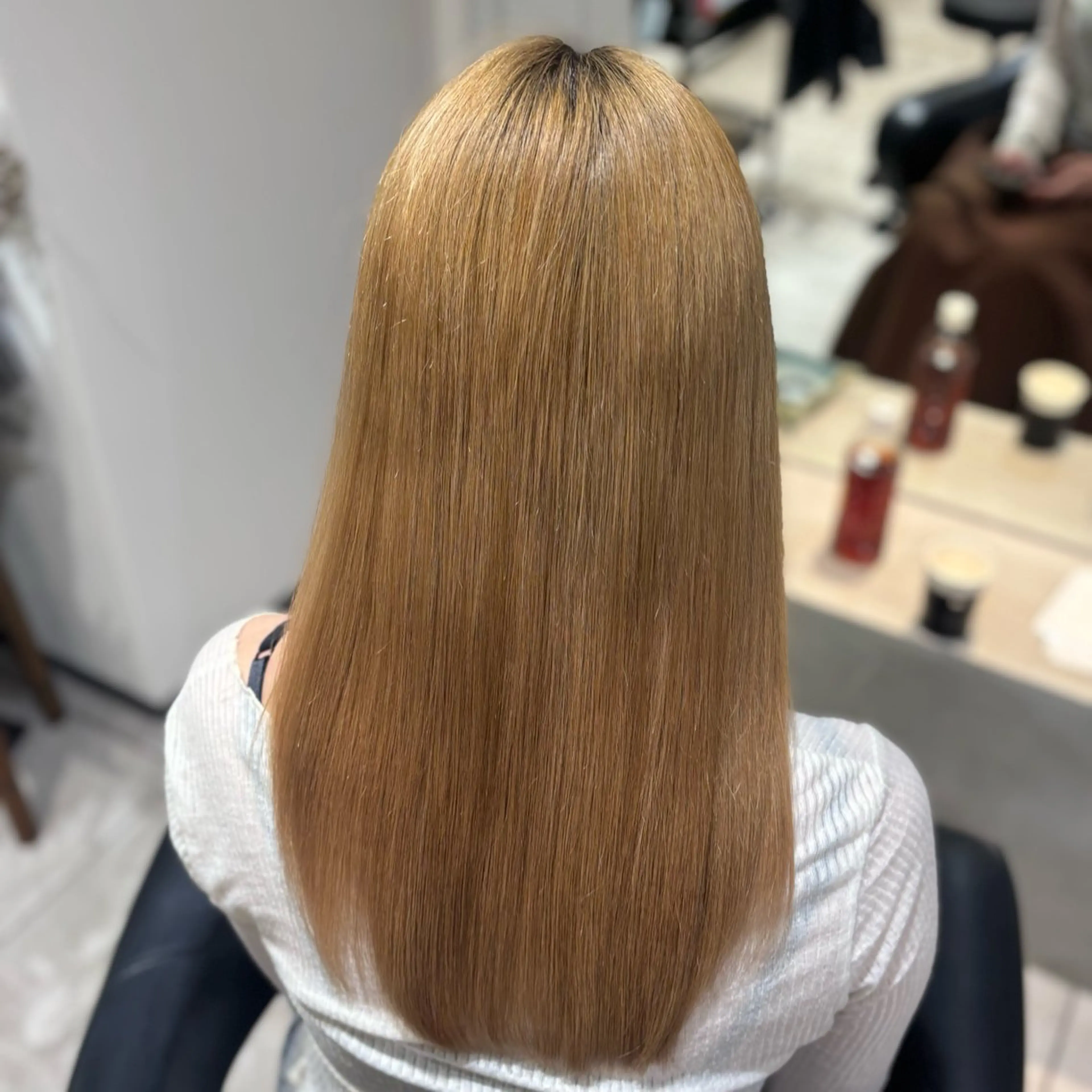 ロング 縮毛矯正 縮毛矯正 🧸艶髪🫧‪🎀 岡由紀乃のヘアスタイル