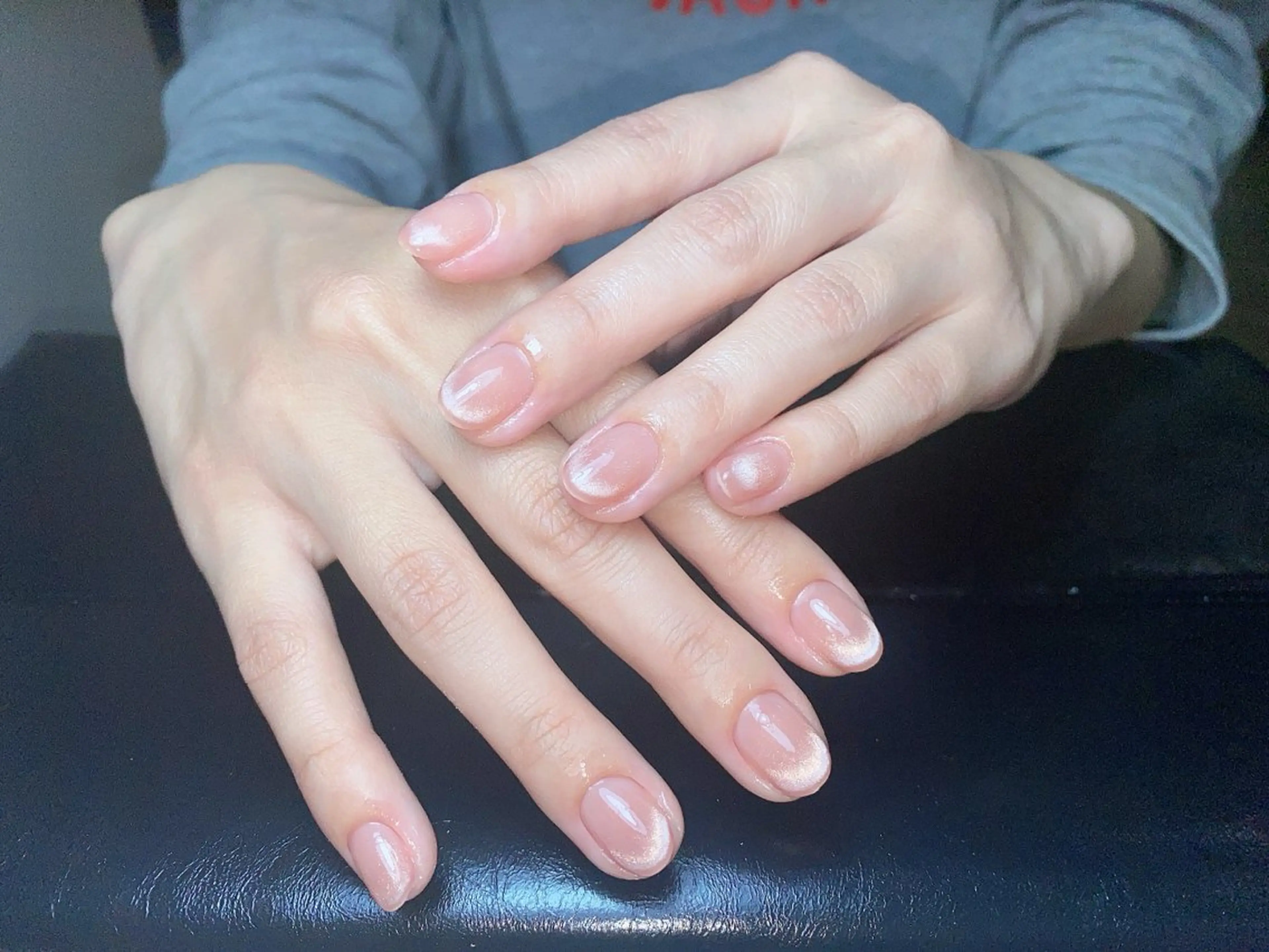 ネイル チークネイル 長さ出し フットネイル フレンチネイル ジェルネイル Han Evelynのネイルデザイン