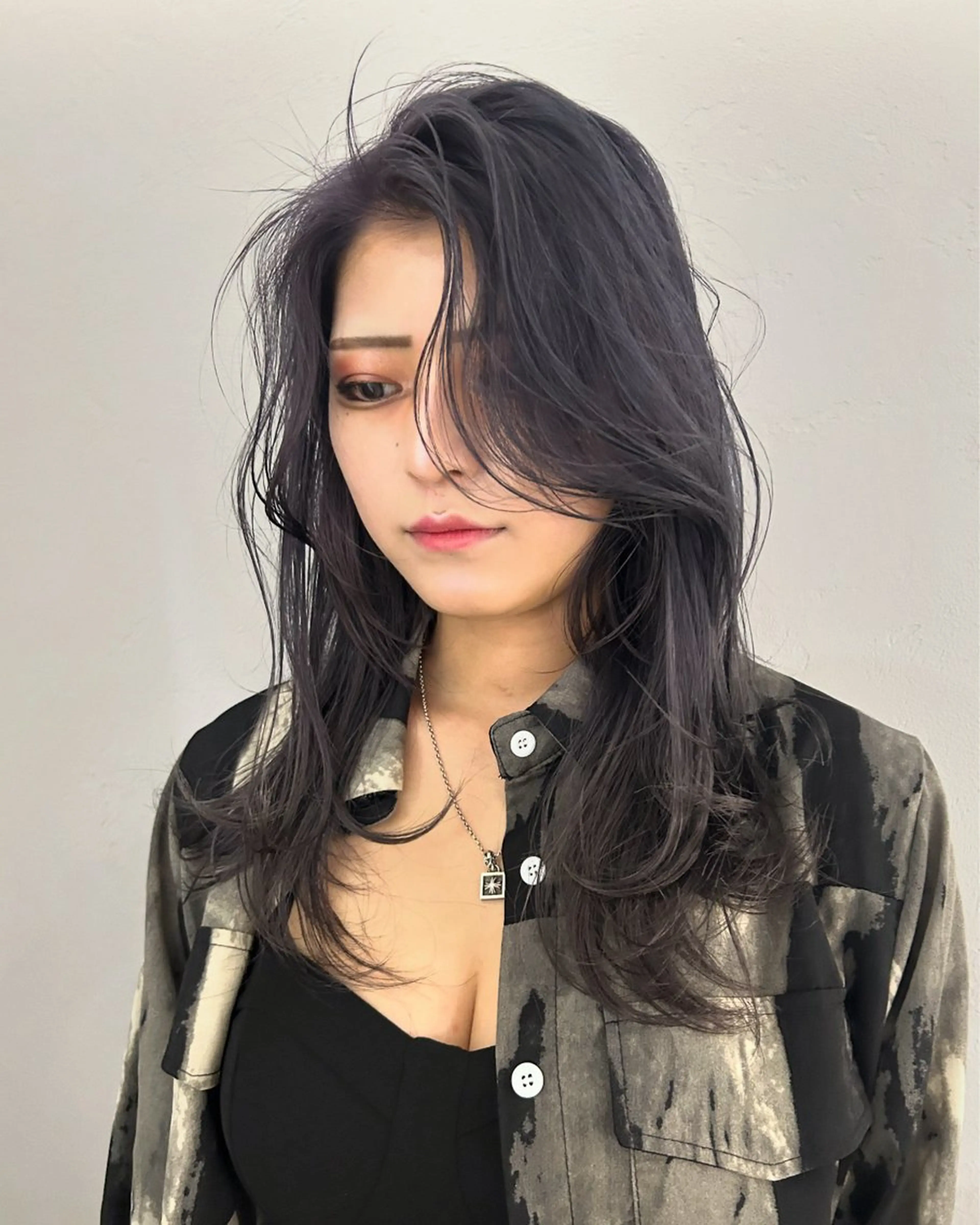 セミロング カラー ヘアカラー トリートメント ケアパーマ/ケアブリ ーチdaisukeのヘアスタイル