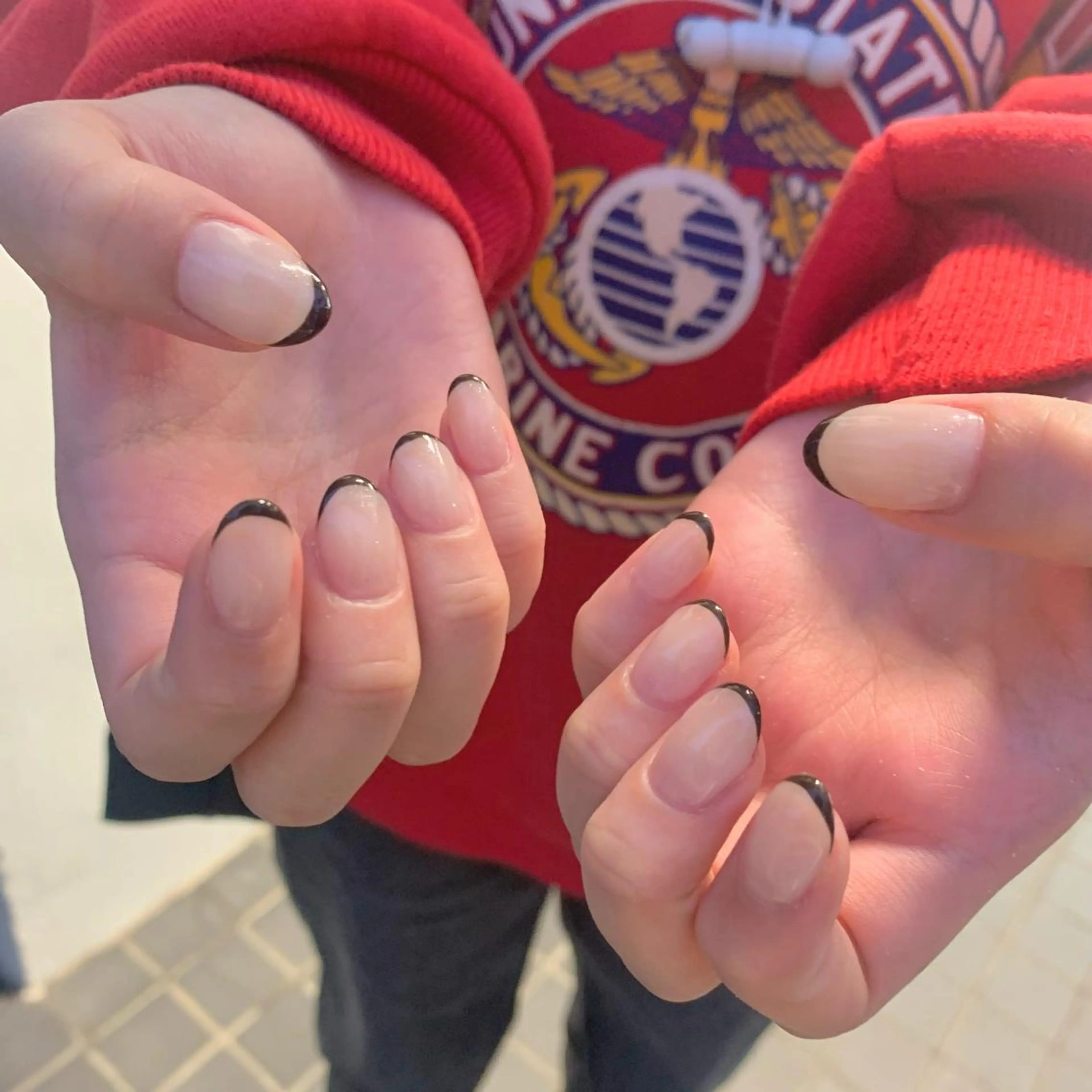 ネイル フレンチネイル 野島 千夏のネイルデザイン