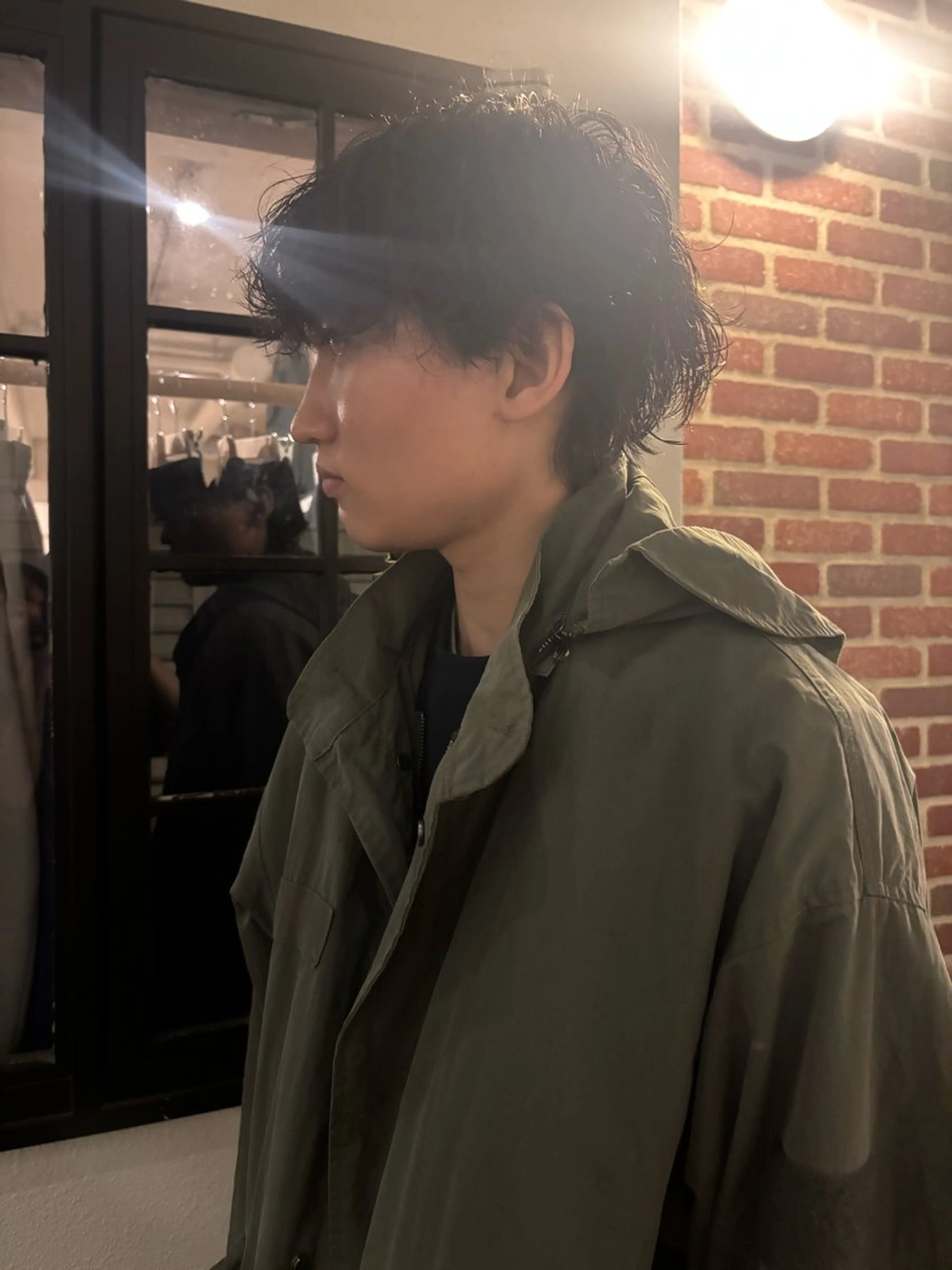 パーマ メンズ カット ヘアカラー パーマ トリートメント ヘアセット レイヤー/お洒落 🎵ハイトーン/りりのヘアスタイル