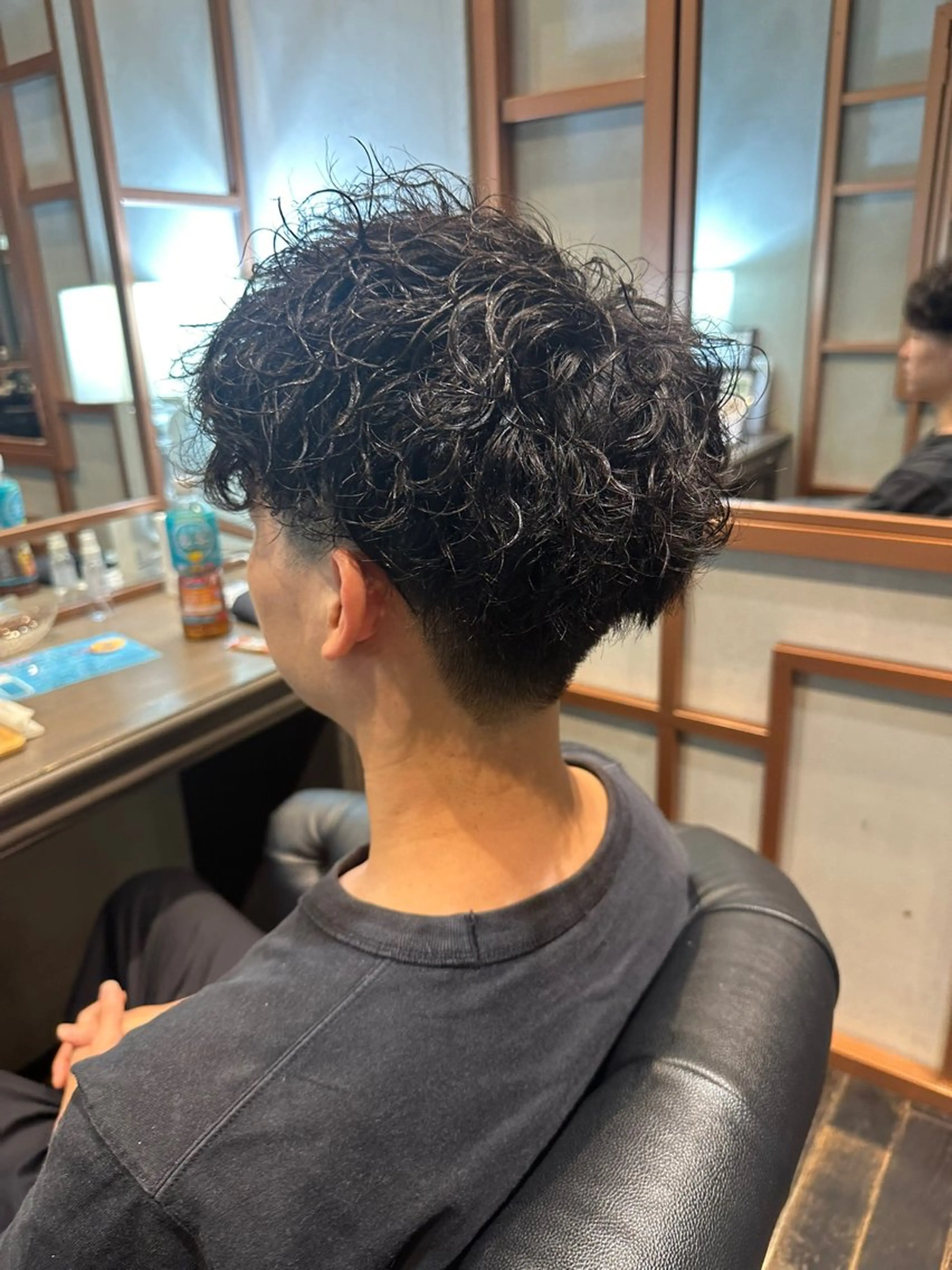 パーマ メンズ カット パーマ 💖ERI💖/酸性 ストレートNo.1のヘアスタイル