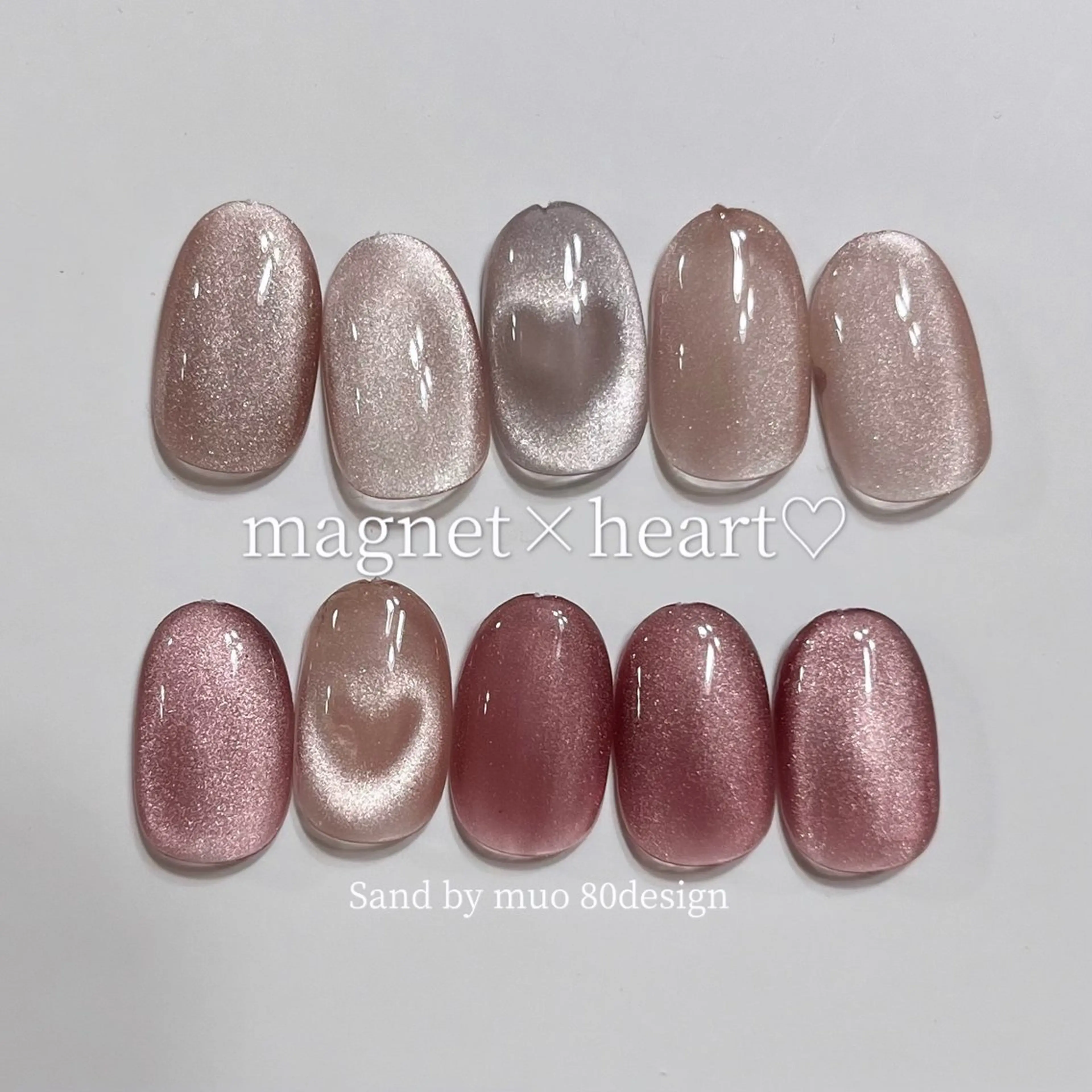 ネイル マグネットネイル 中川 ほののネイルデザイン