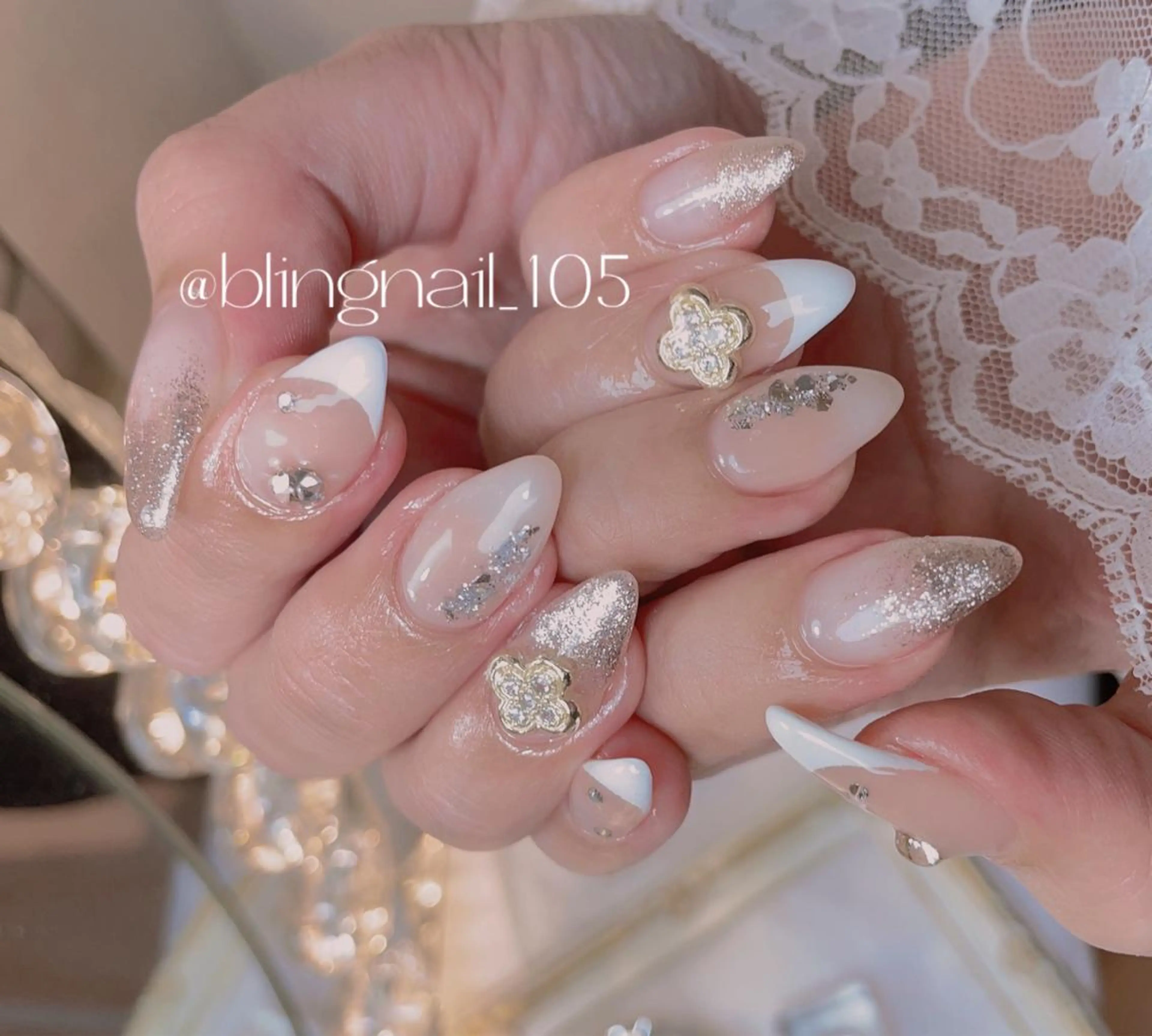 ネイル 23時まで❤︎韓国、 ワンホンネイルのネイルデザイン