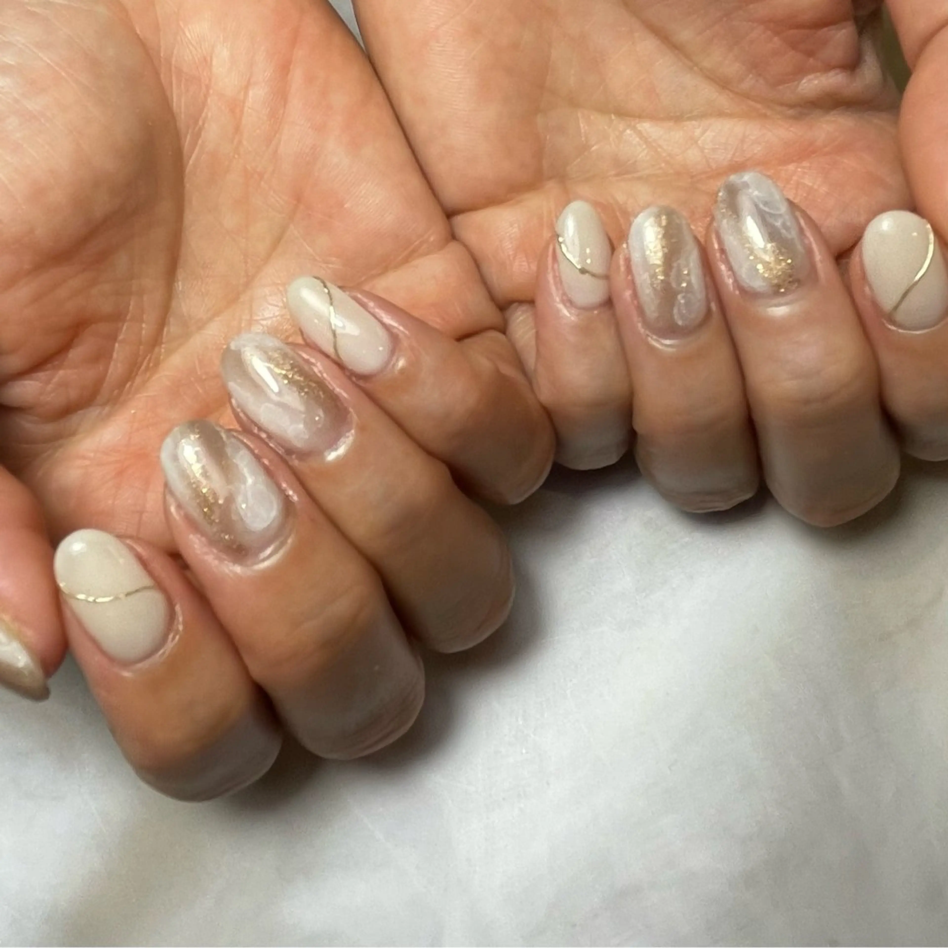 ネイル ニュアンスネイル ハンドネイル Reflection marikoのネイルデザイン