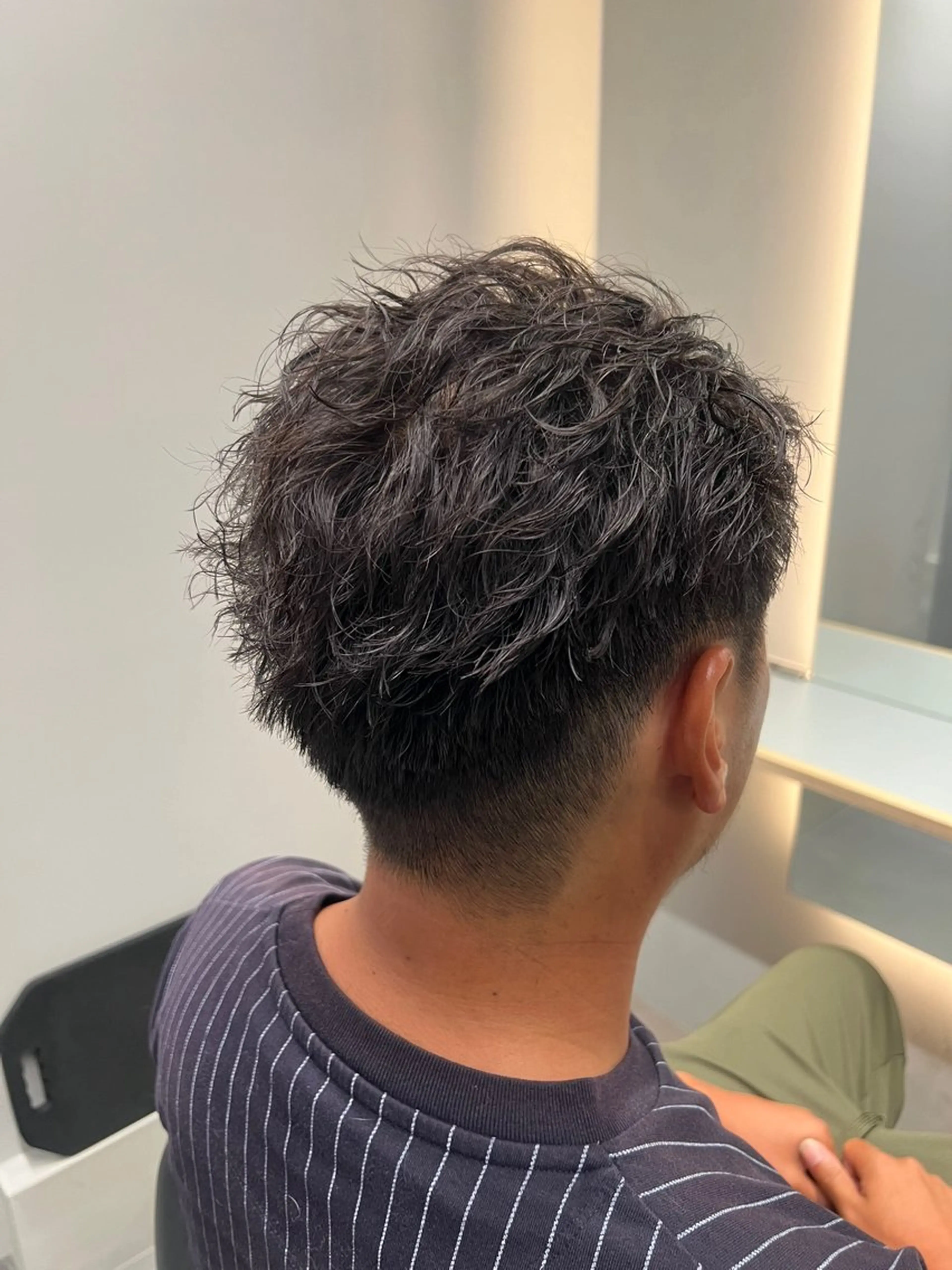 パーマ メンズ カット パーマ トリートメント 立川/過去1の毛流れ パーマ/しゅーとのヘアスタイル