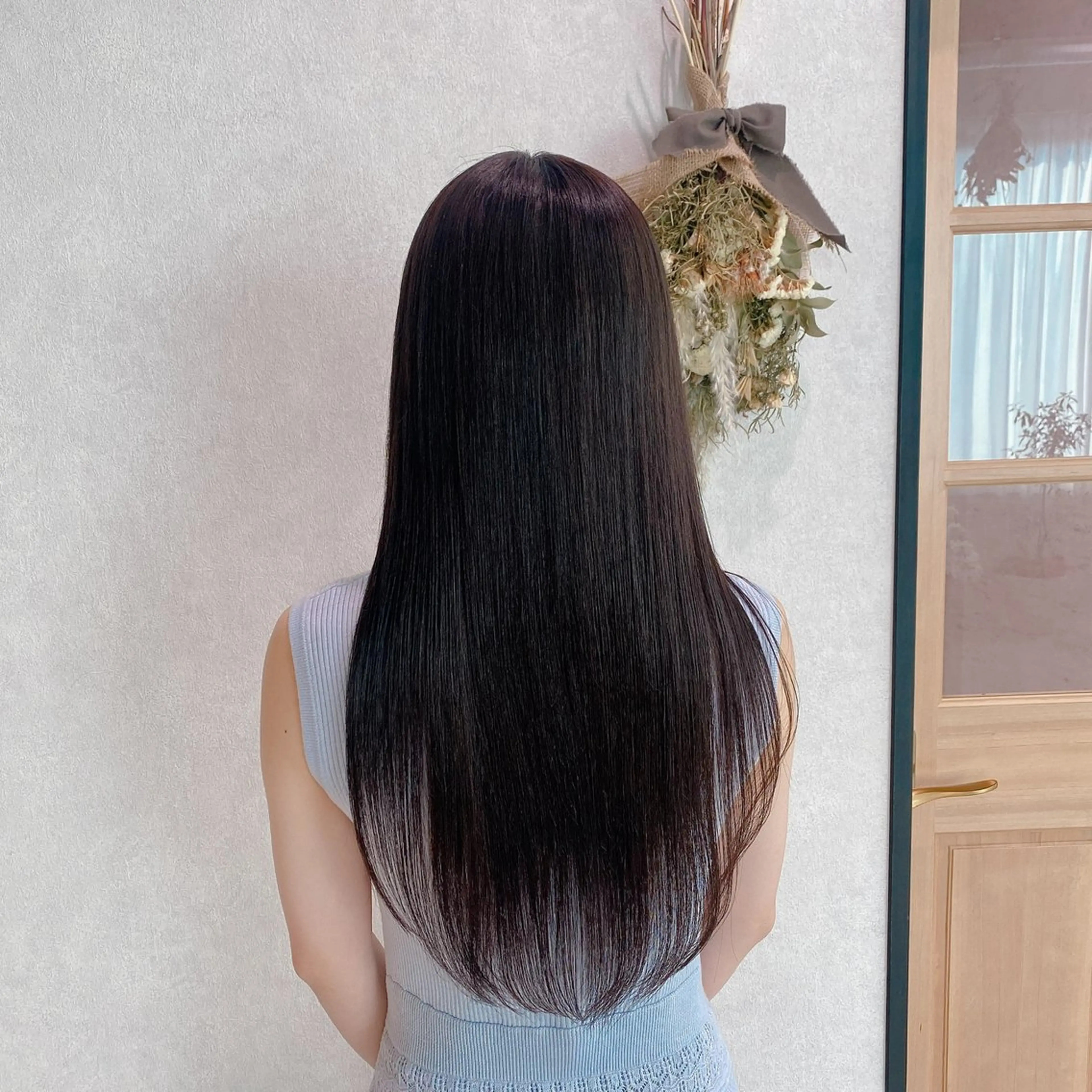 縮毛矯正の写真