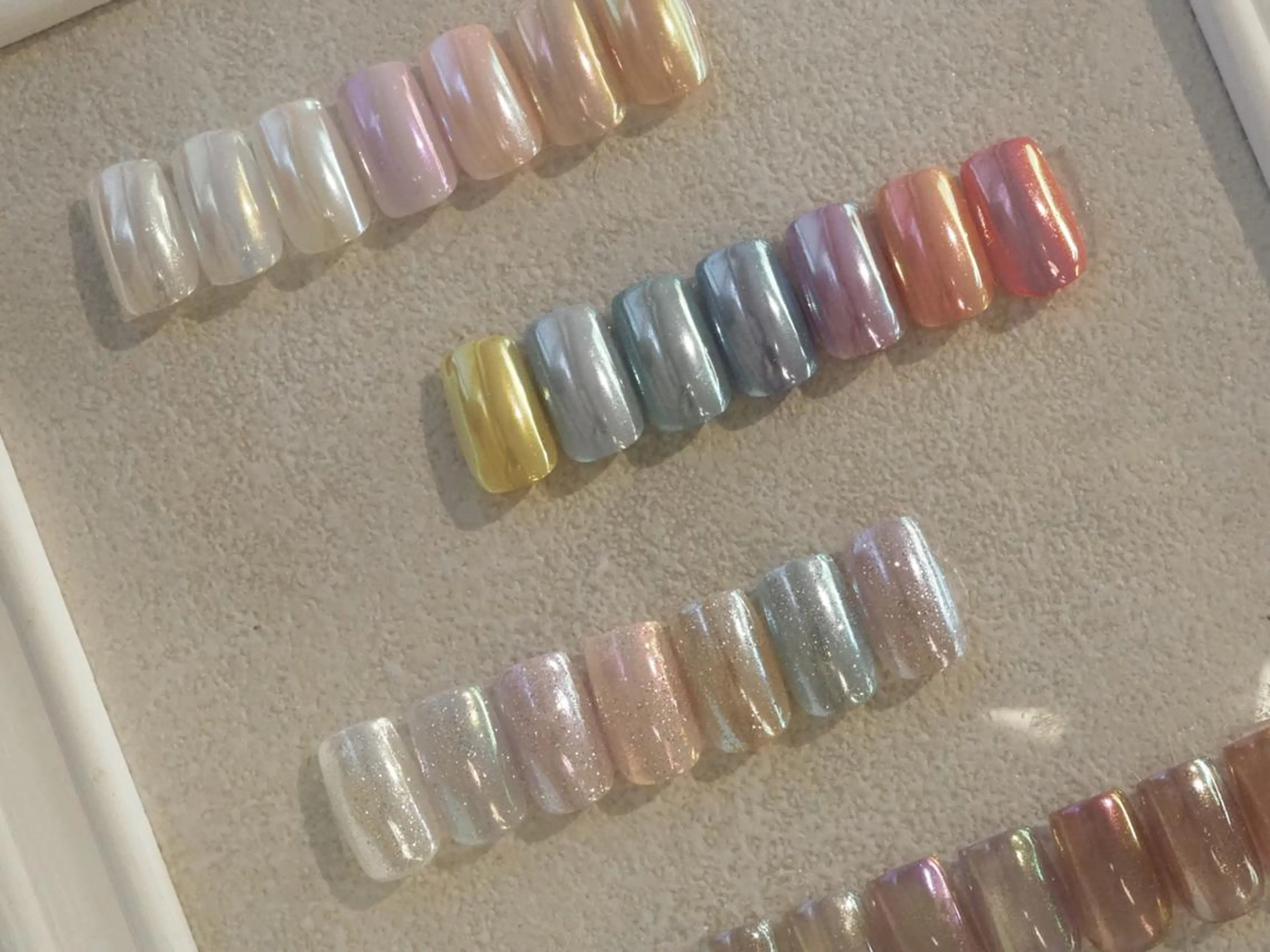 ネイル オーロラネイル フットネイル 田中 （ネイリスト）のネイルデザイン