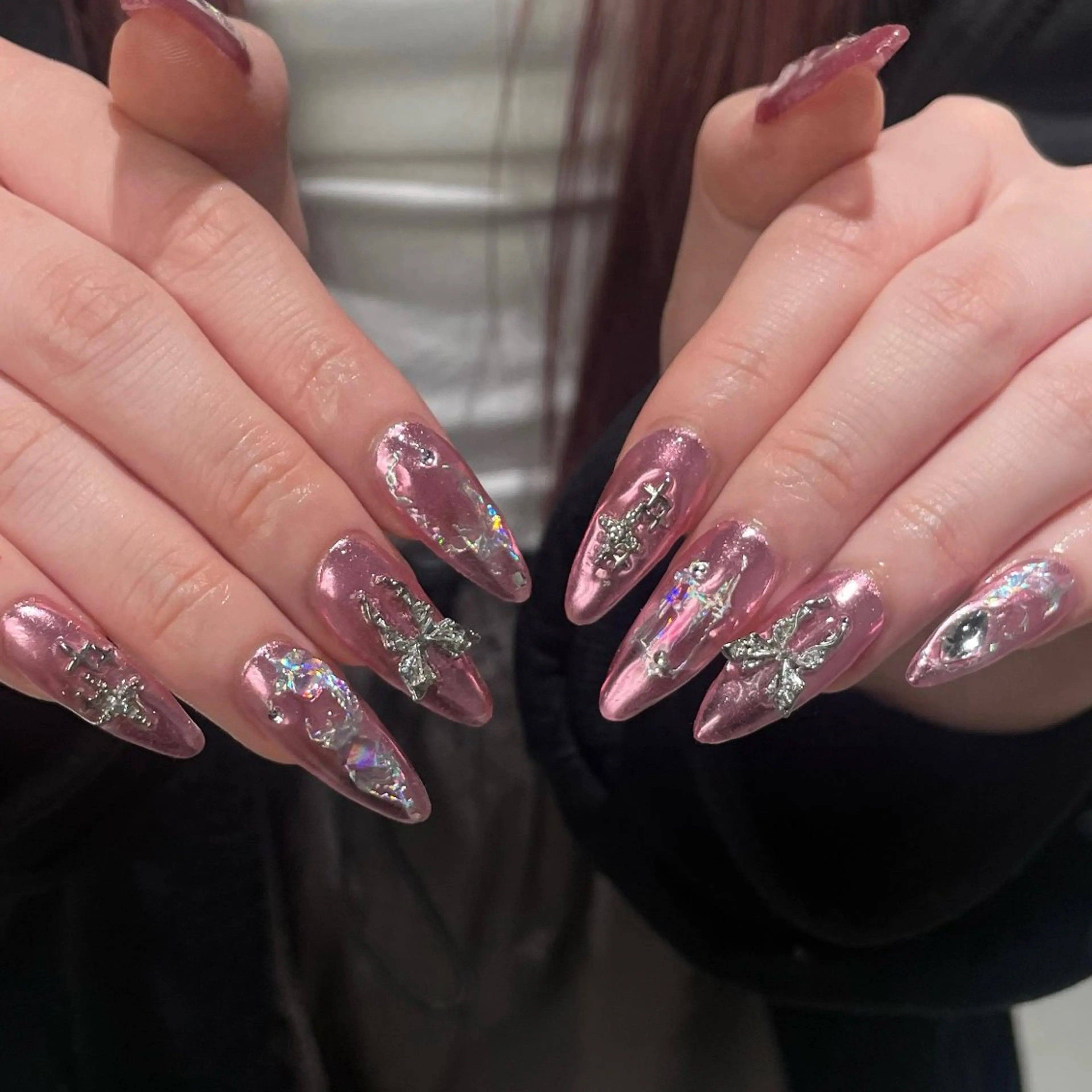 ネイル クルミ/ 💕ワンホンネイルのネイルデザイン