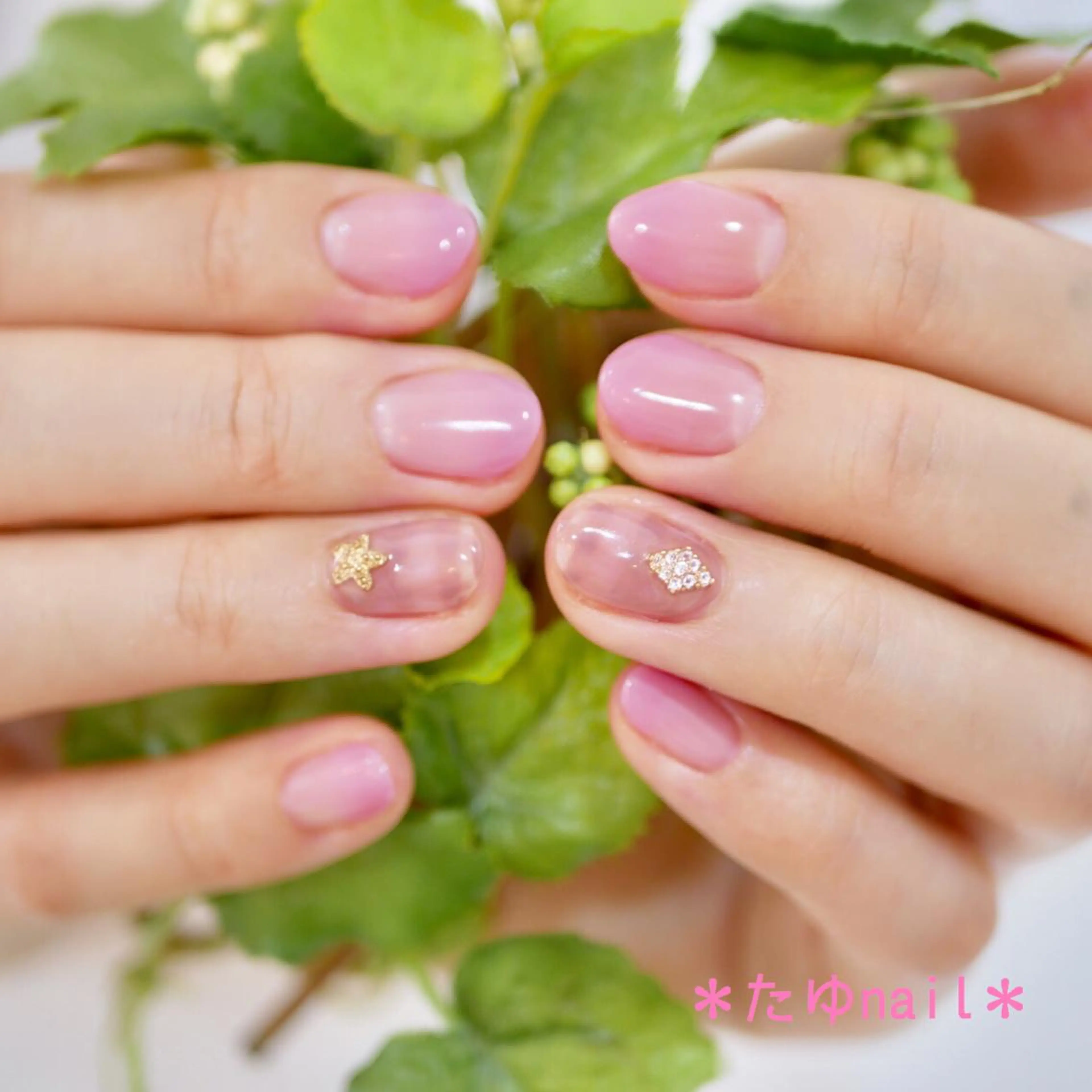 ネイル ハンドネイル ネイルサロン・ネイルスクール　たゆnail所属・ネイルサロン 【たゆnail】のネイルデザイン