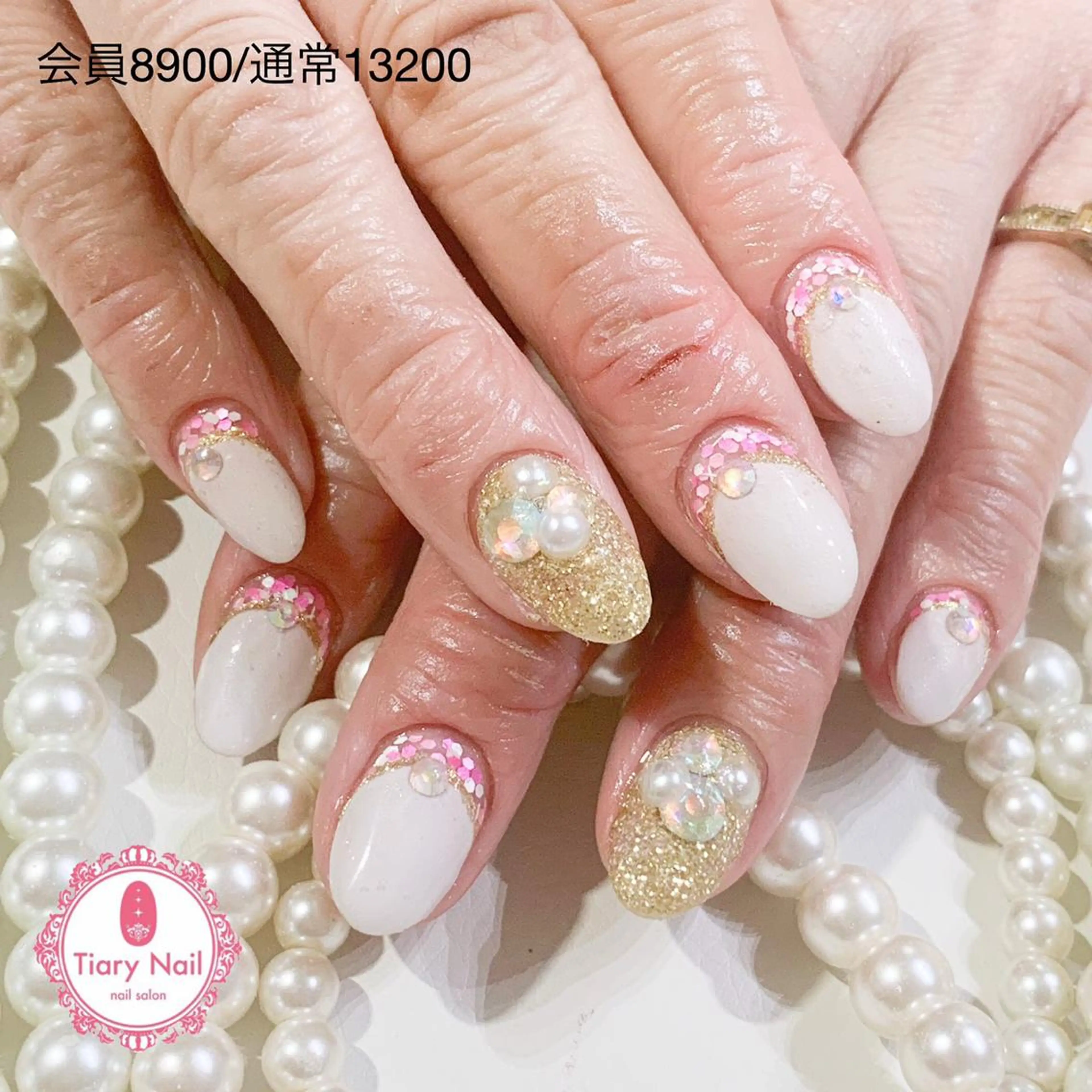 ネイル 桜ネイル 長さ出し オフィスネイル スカルプネイル シンプルネイル 💗🪽Tiary Nail🪽💗のネイルデザイン