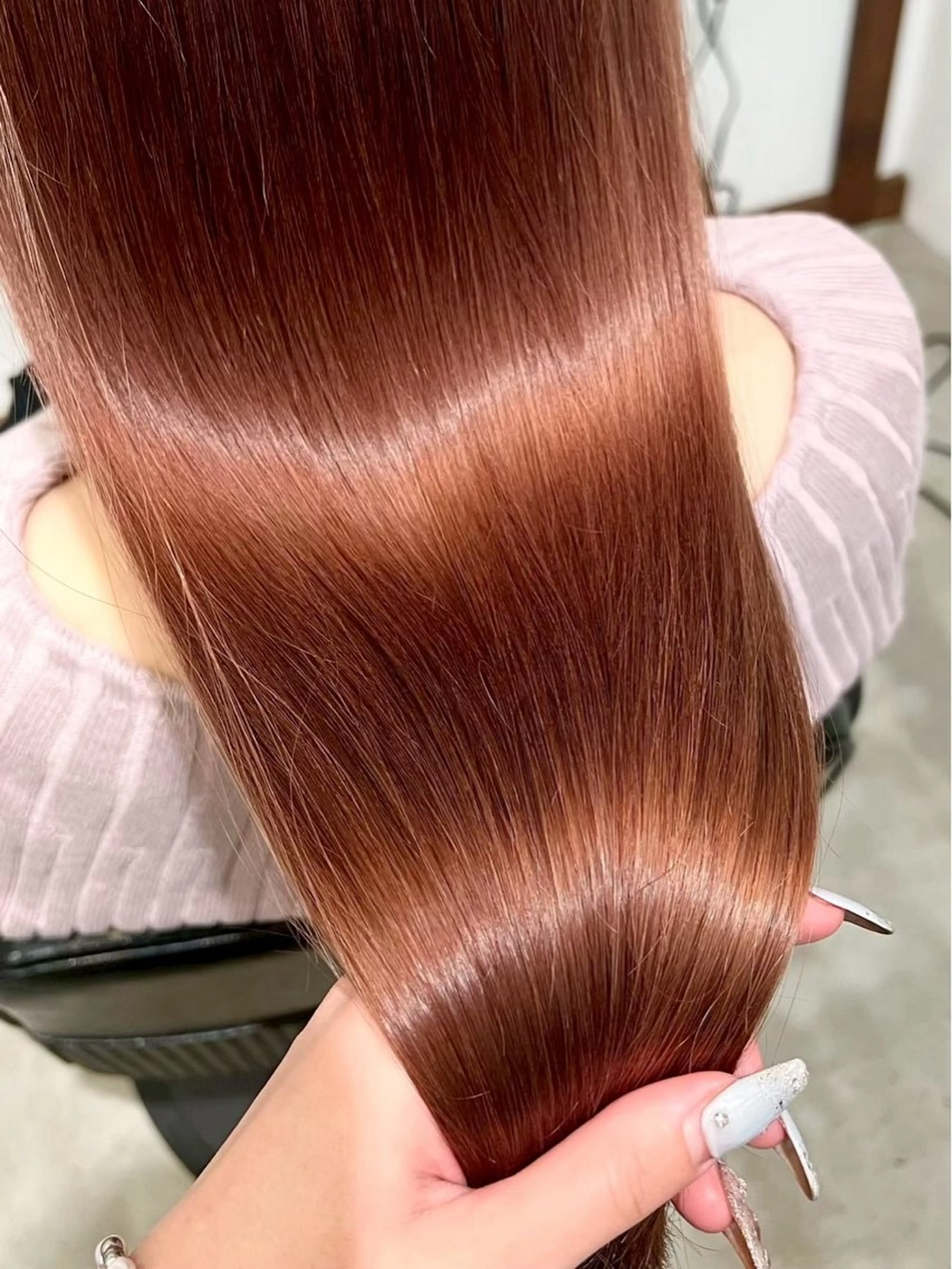 カラー ★艶ハイトーン★ LUCKモミジのヘアスタイル