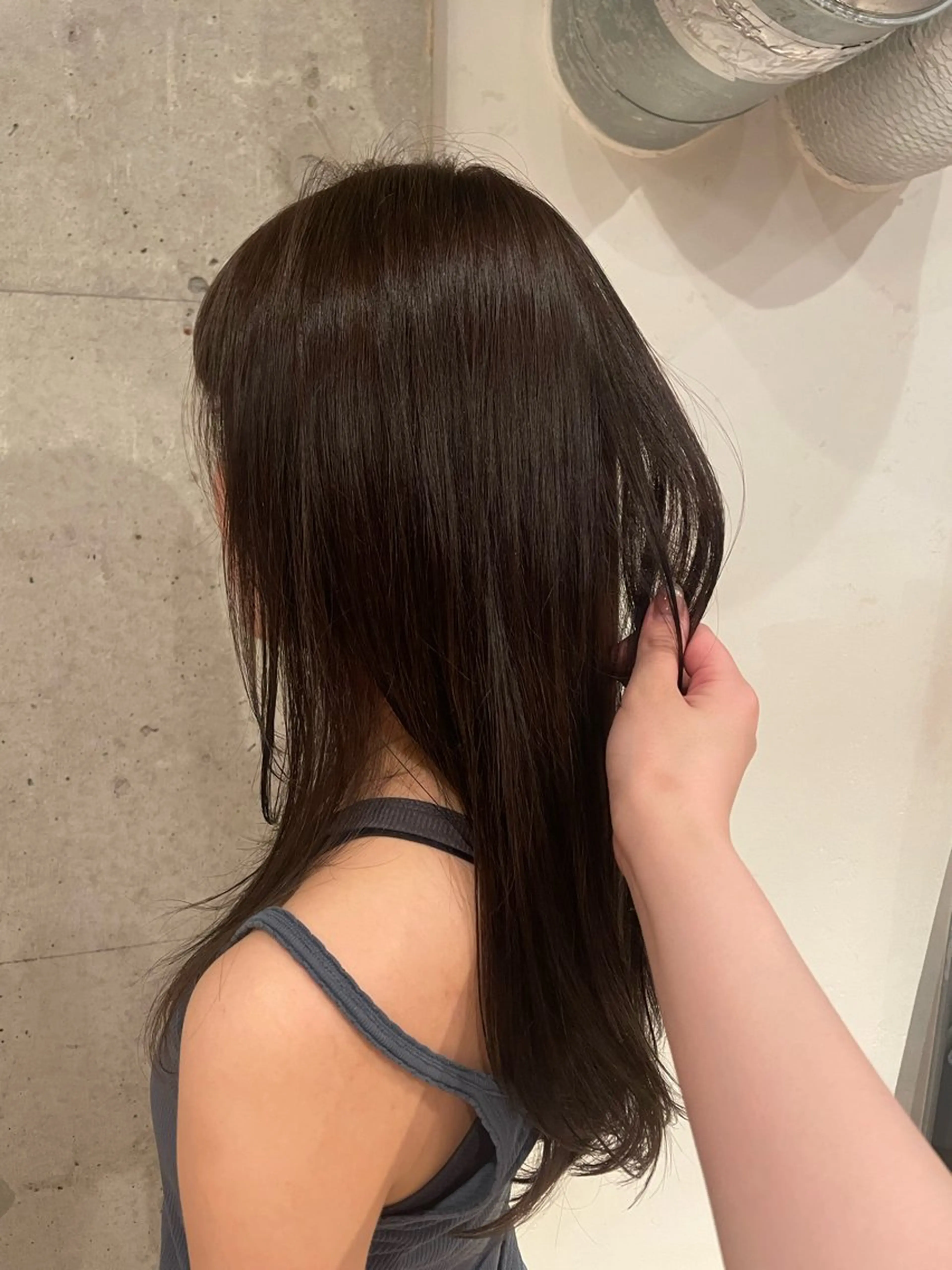 ロング カラー うる艶カラー/美髪 トリートメント/めいのヘアスタイル