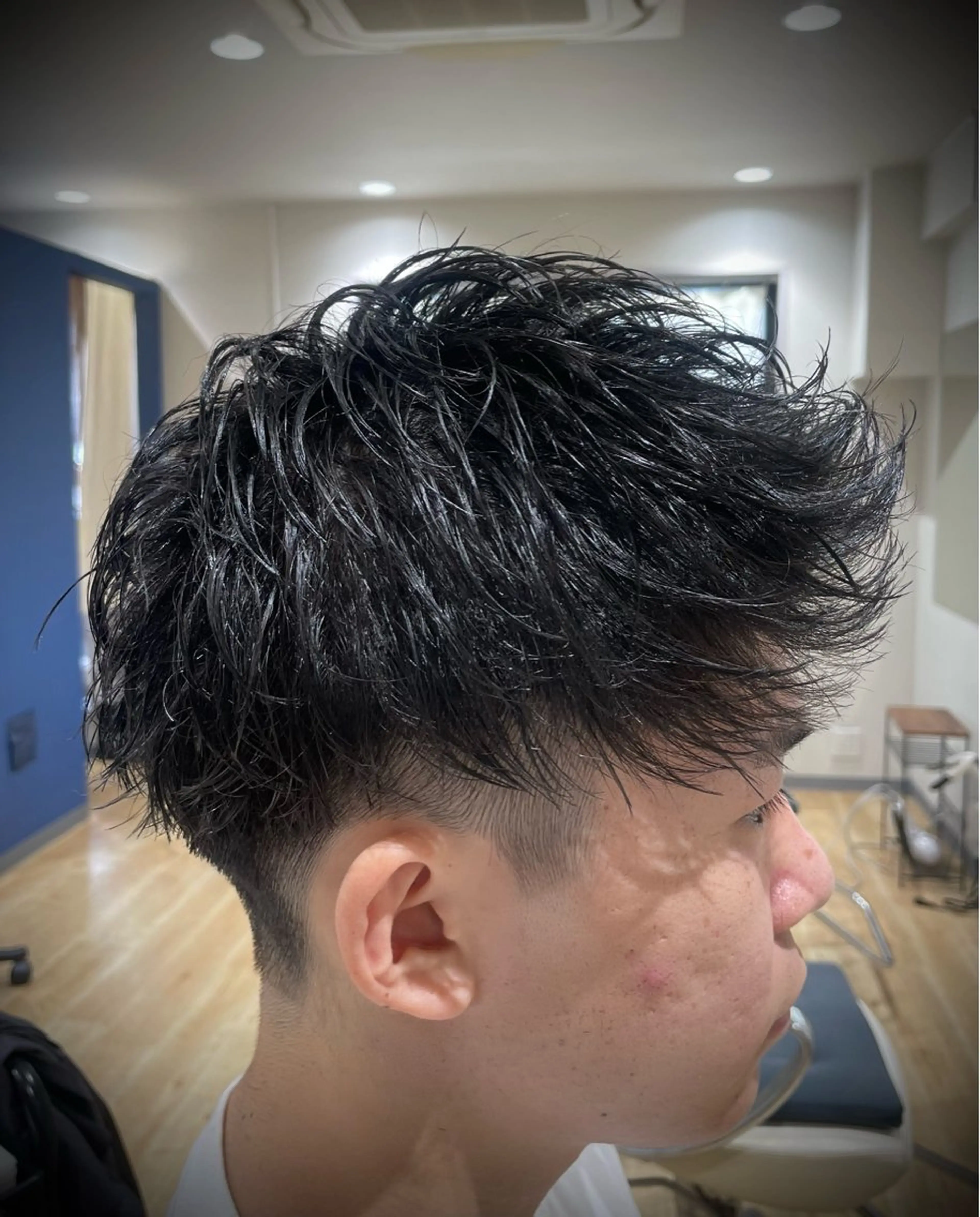 ショート メンズ SALOWIN梅田茶屋町North店所属・岡田/メンズ特化/パ ーマ&ショートのプロのヘアスタイル