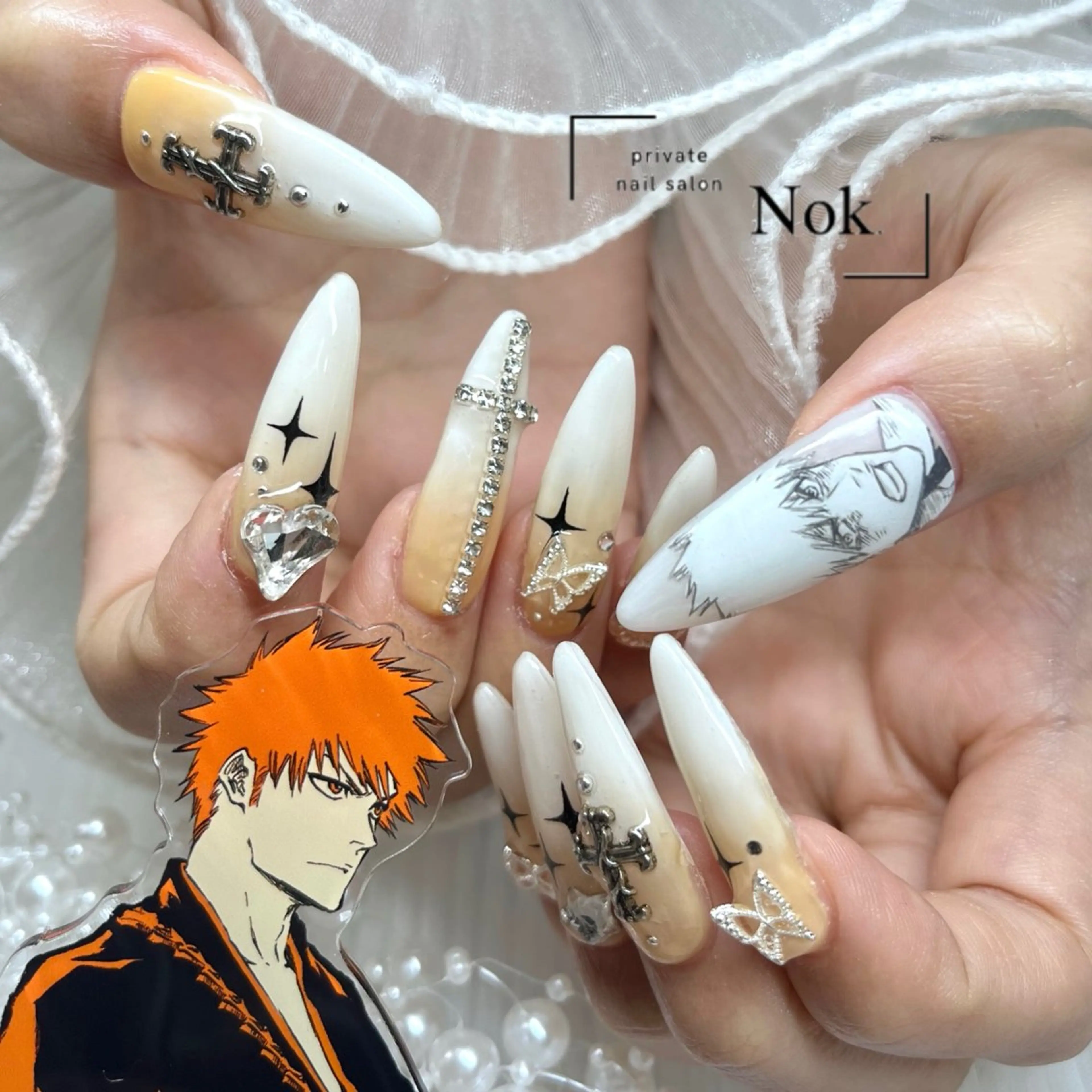 ネイル ハンドネイル 池袋痛ネイル Nok. 渡辺のネイルデザイン