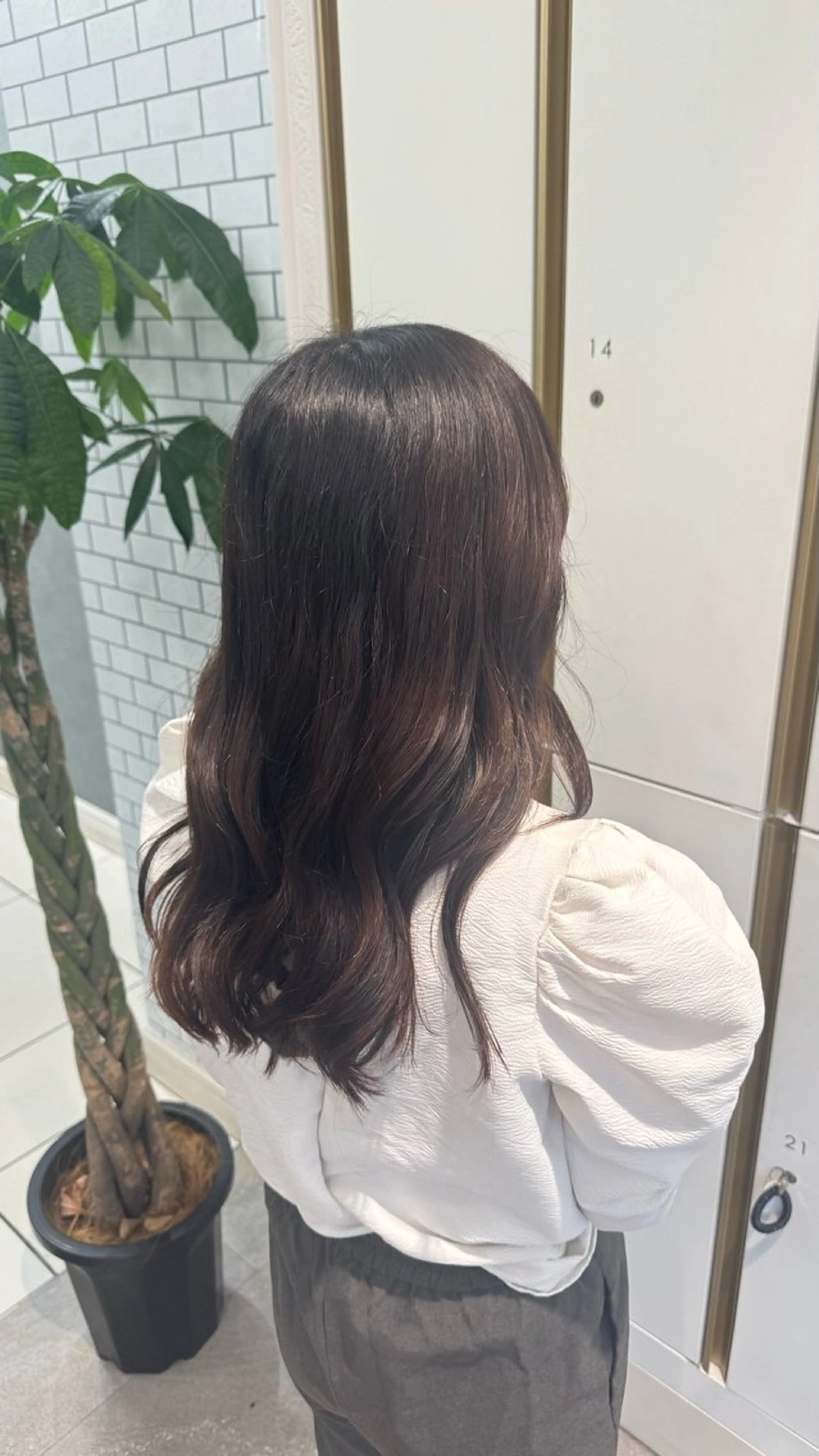 セミロング カット HAREru.Smart Salon所属・透明感カラー/ブリー チ/エクステ/さくらのヘアスタイル