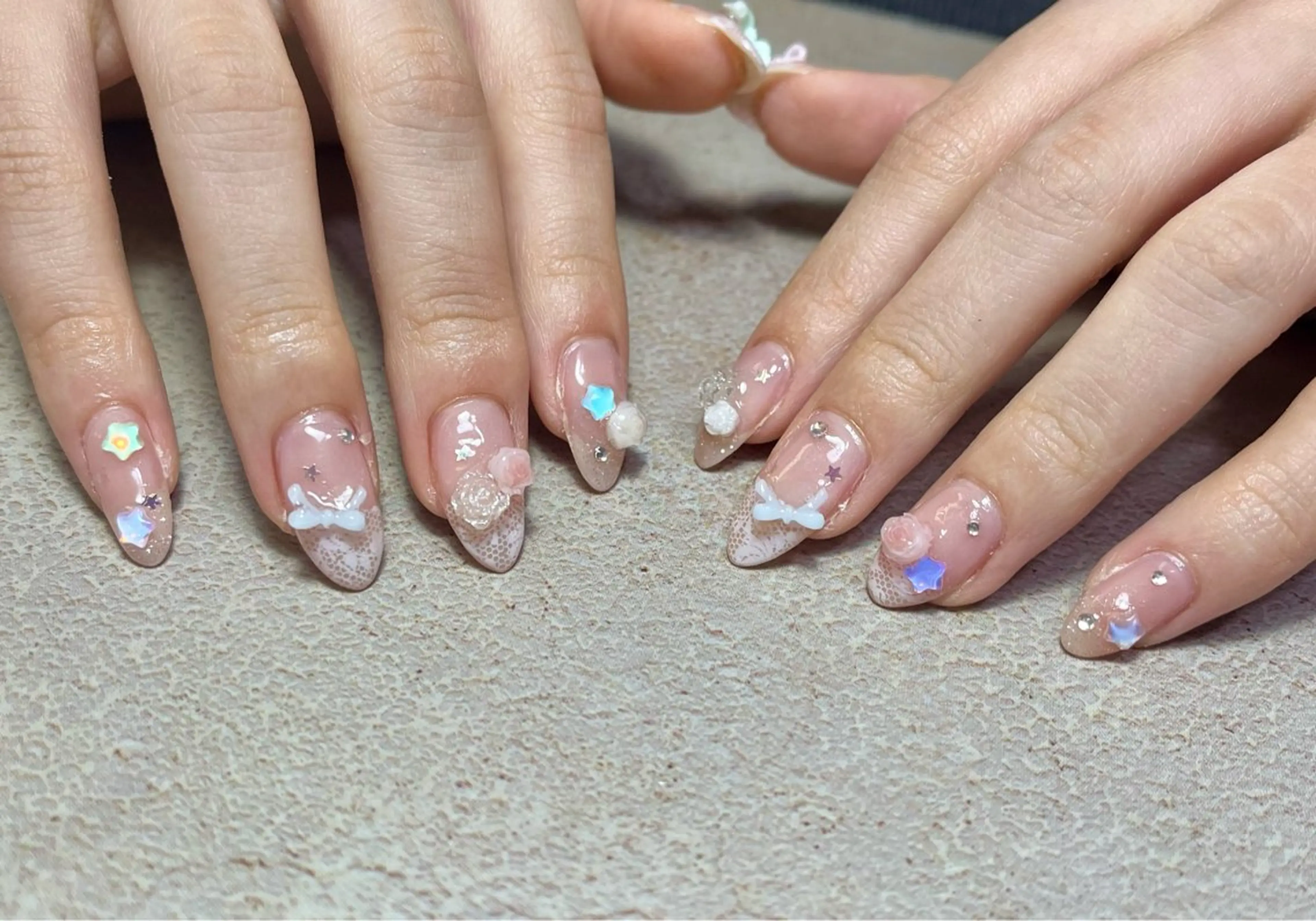 ネイル ハンドネイル goldgleams ちなのネイルデザイン