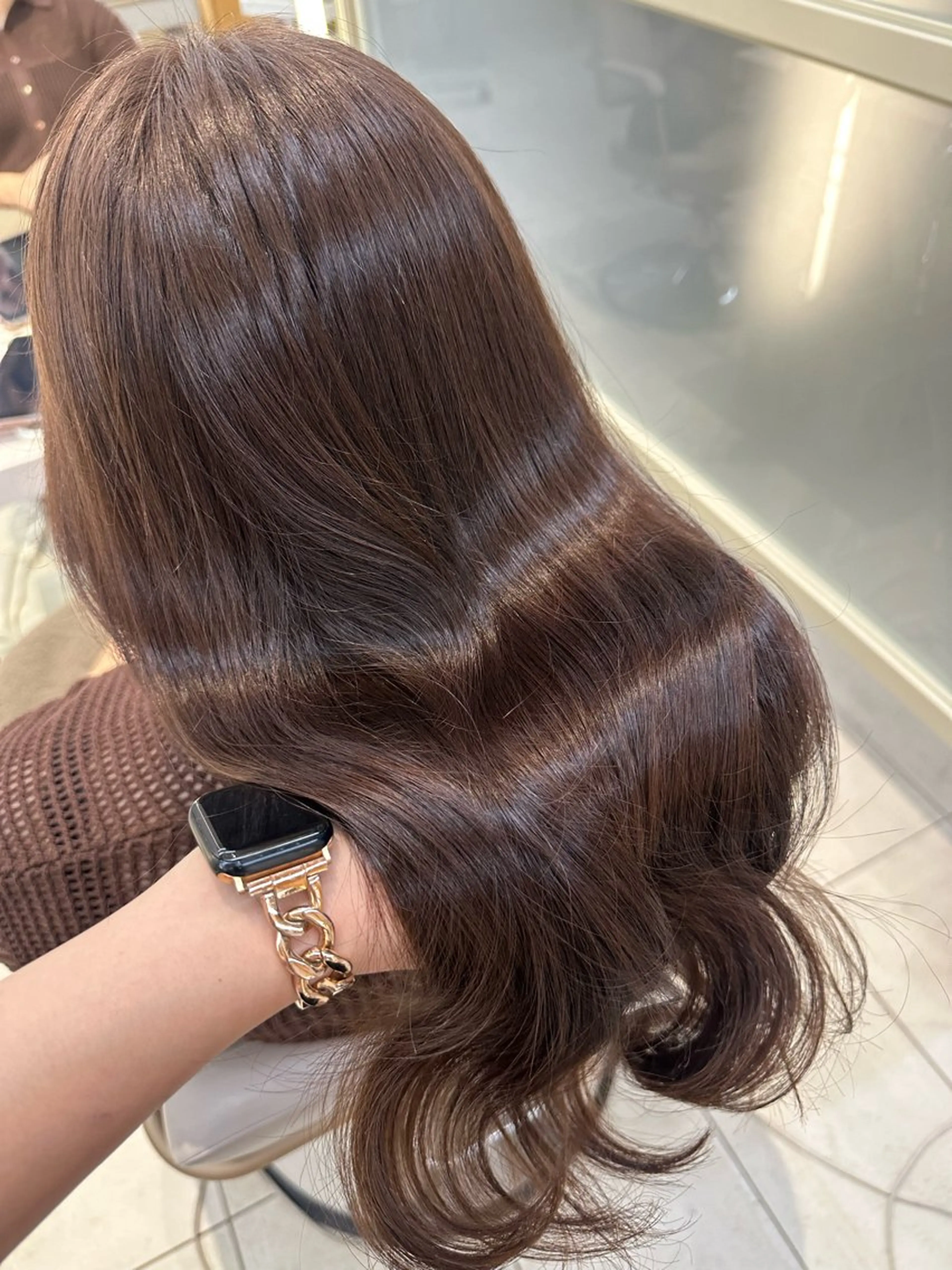 ロング oto🎀×美髪× シースルー前髪🤍のヘアスタイル