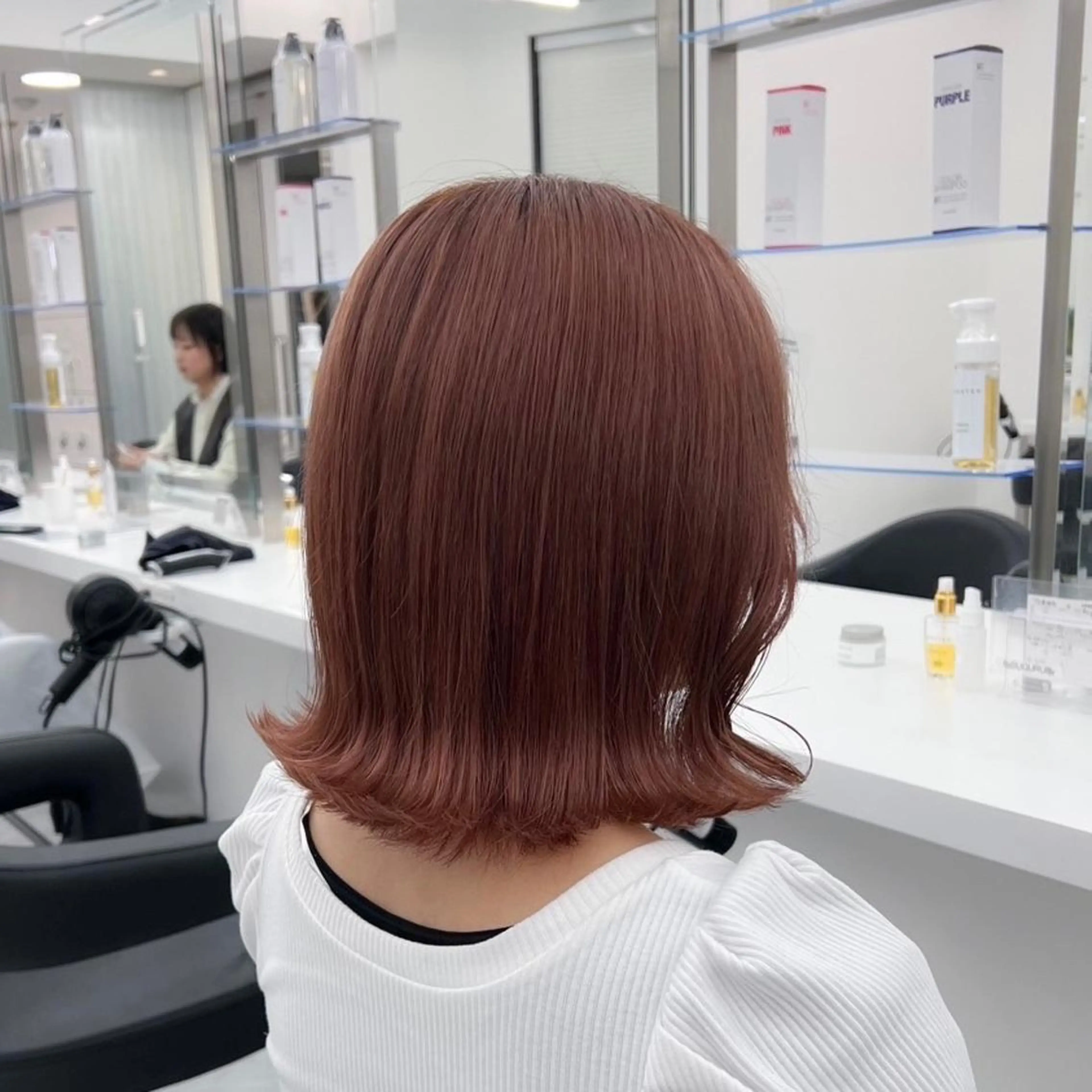 ショート カラー ガーリーstyle ❤︎misaki🏹のヘアスタイル