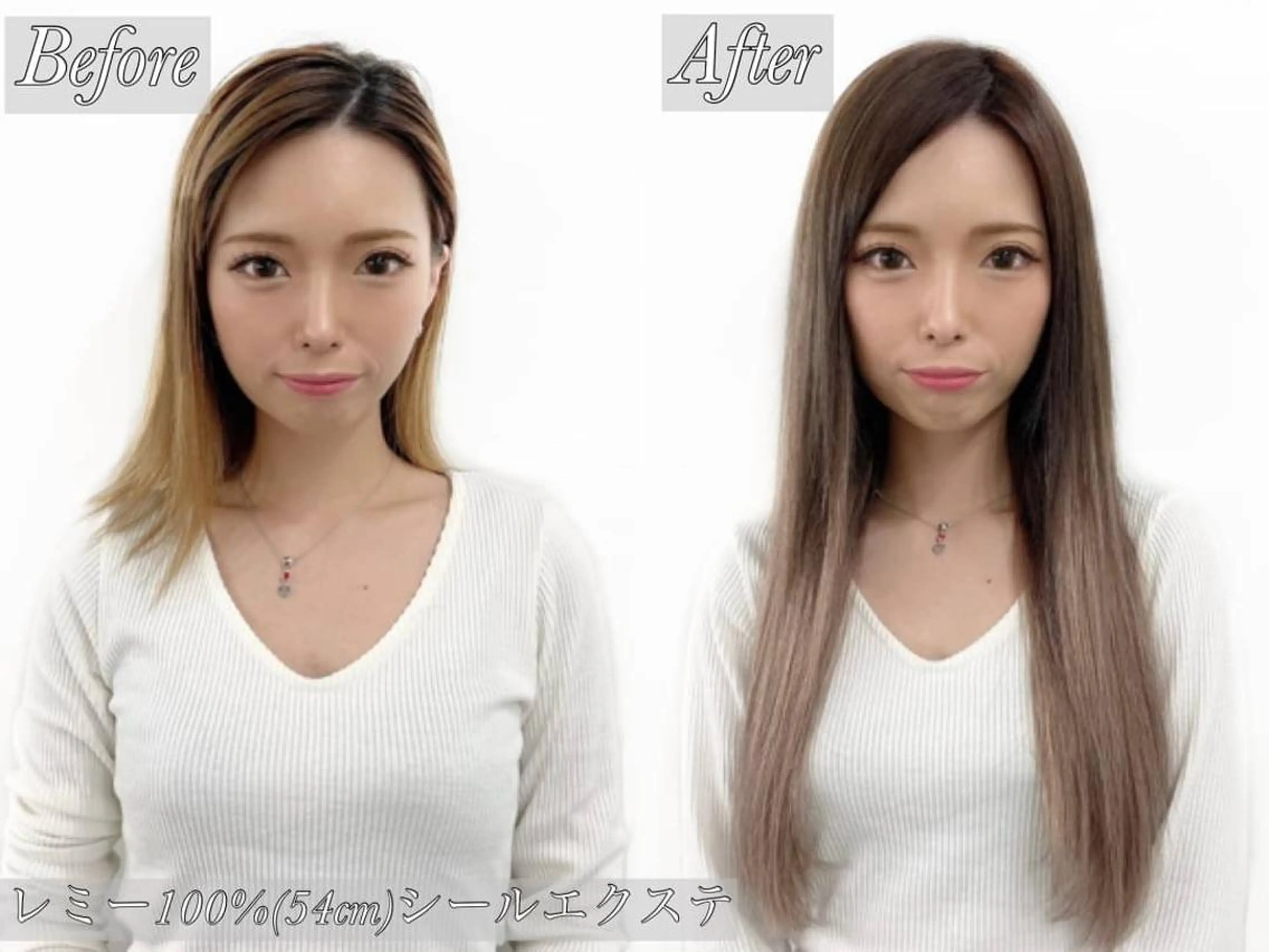 カラー ヘアアレンジ ロング エクステ トリートメント LuciA/エクステ カラーのヘアスタイル