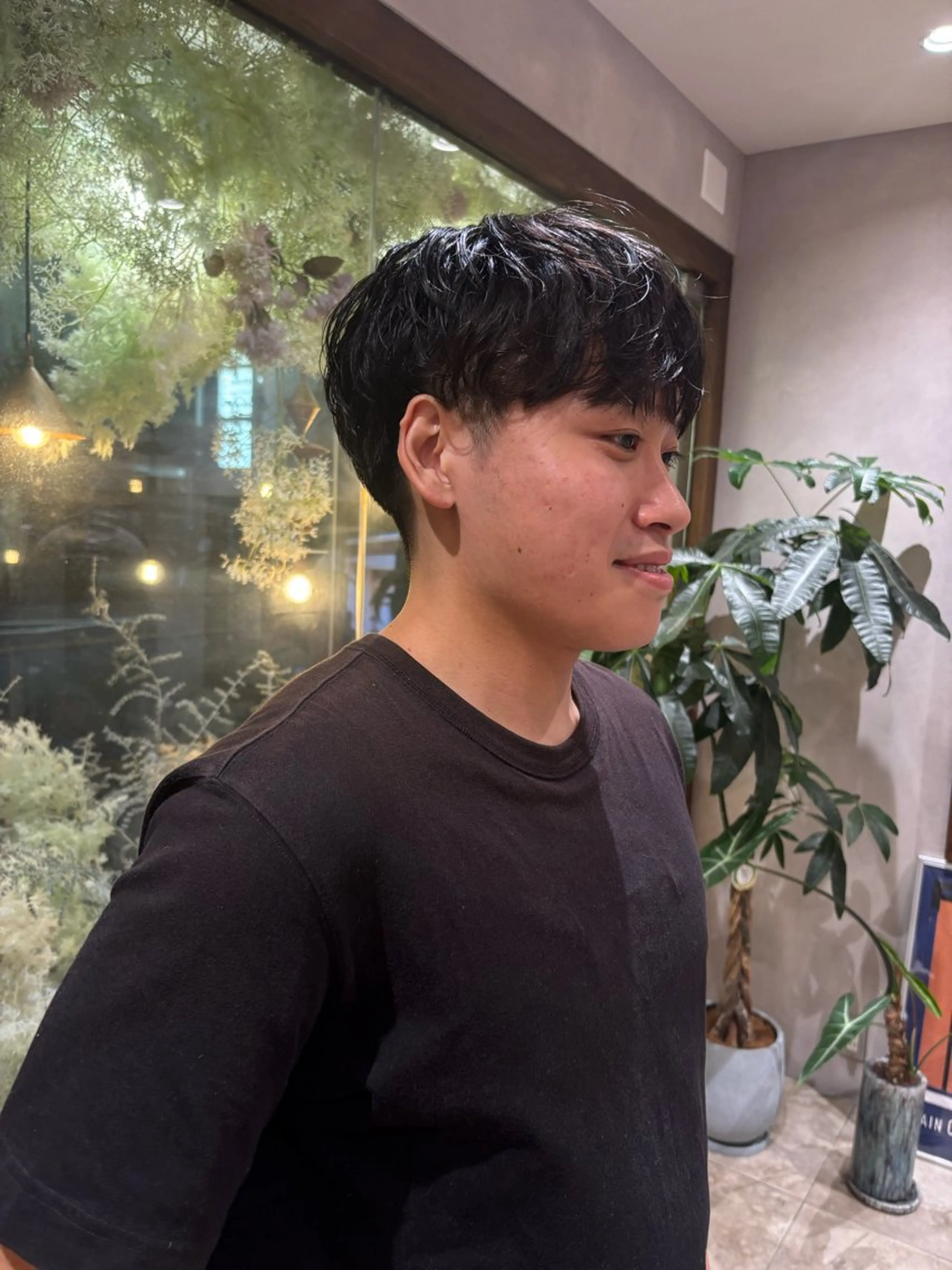 メンズ パーマ 韓国ボブ🇰🇷/ Nodoka🧸🩵のヘアスタイル