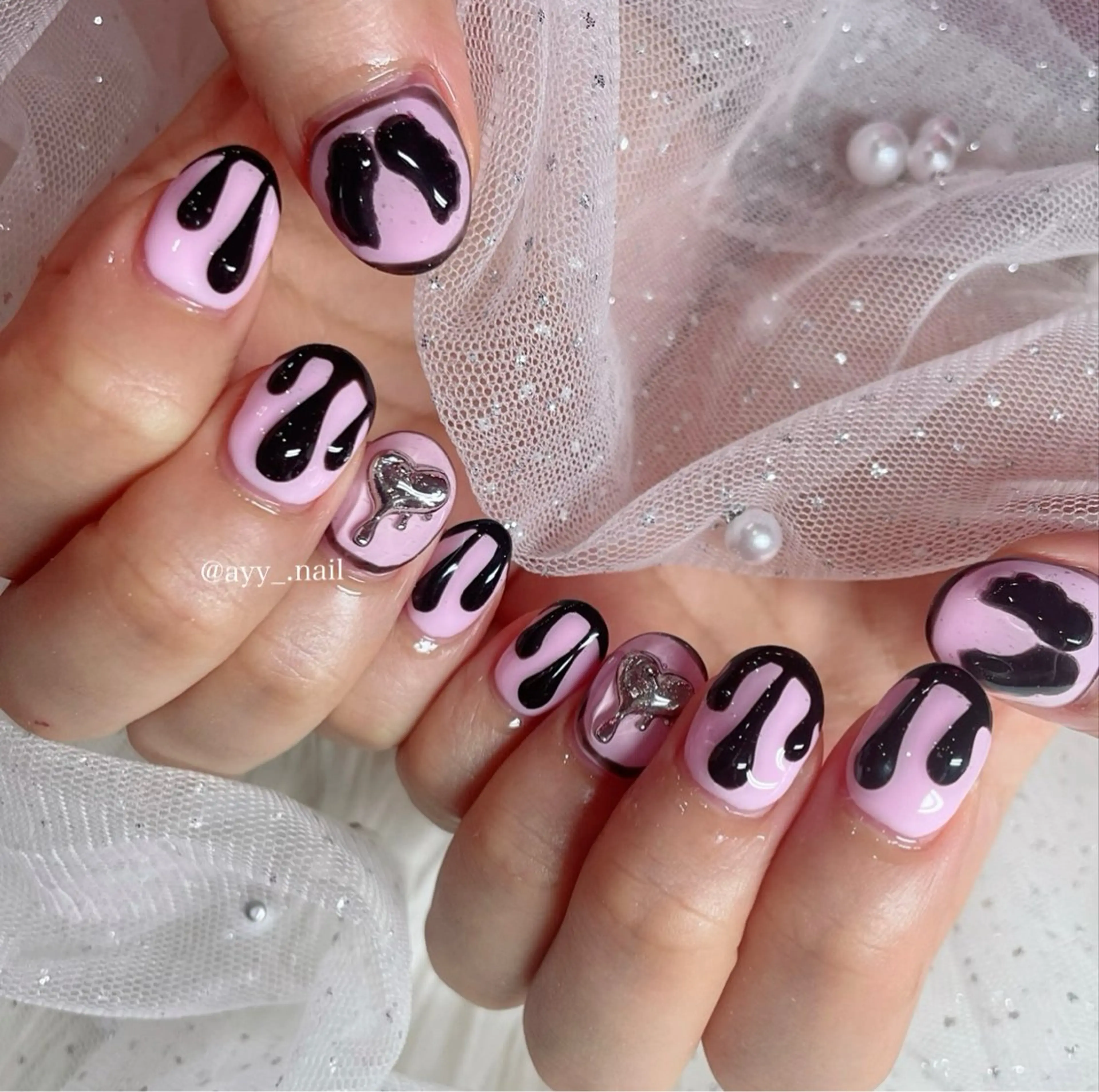 ミディアム Aya Nailのネイルデザイン
