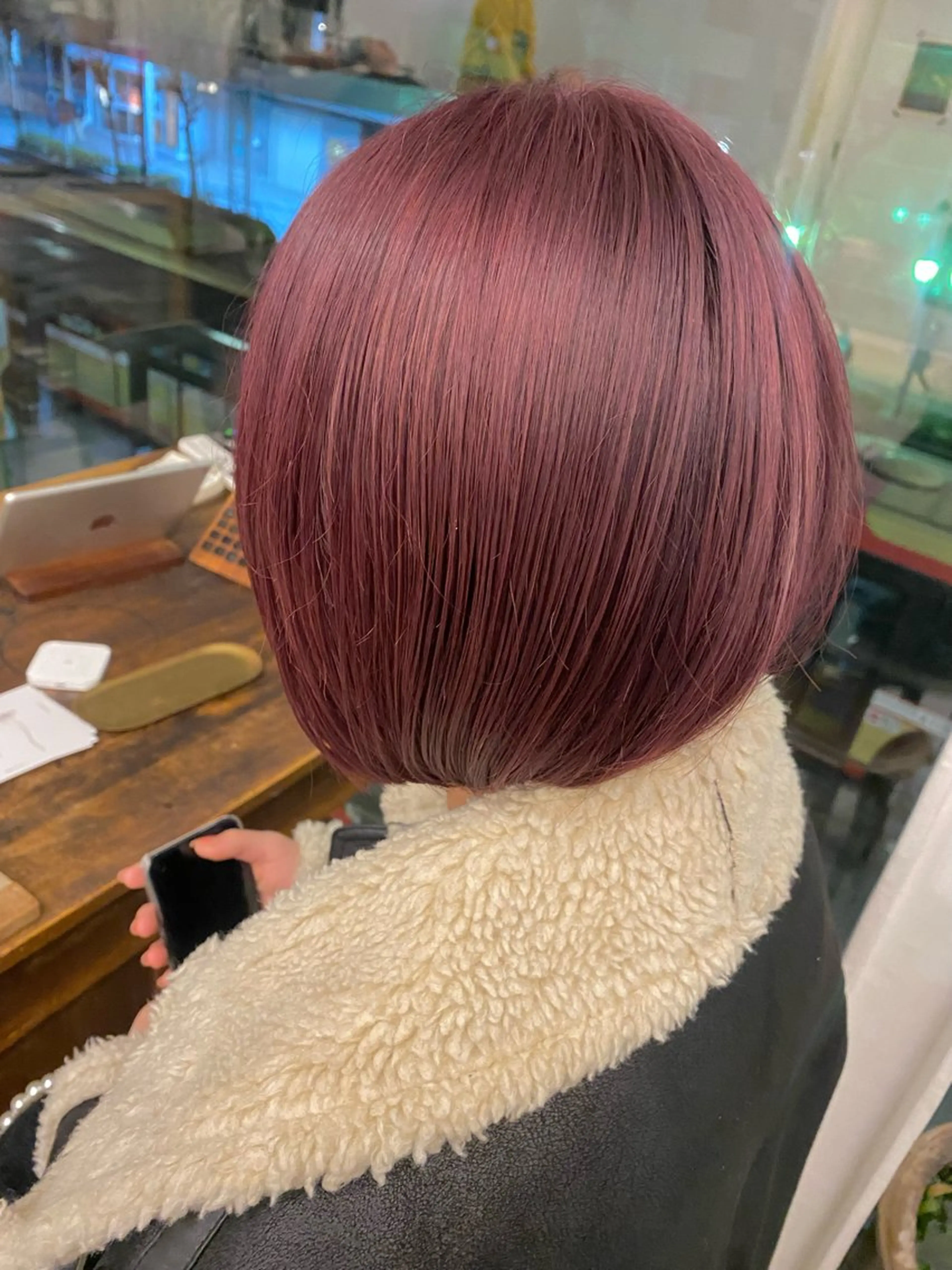 ミディアム カラー ブリーチ カシス ピンクカラー ヘアカラー 🌷pasapas/ すみれ🌷のヘアスタイル