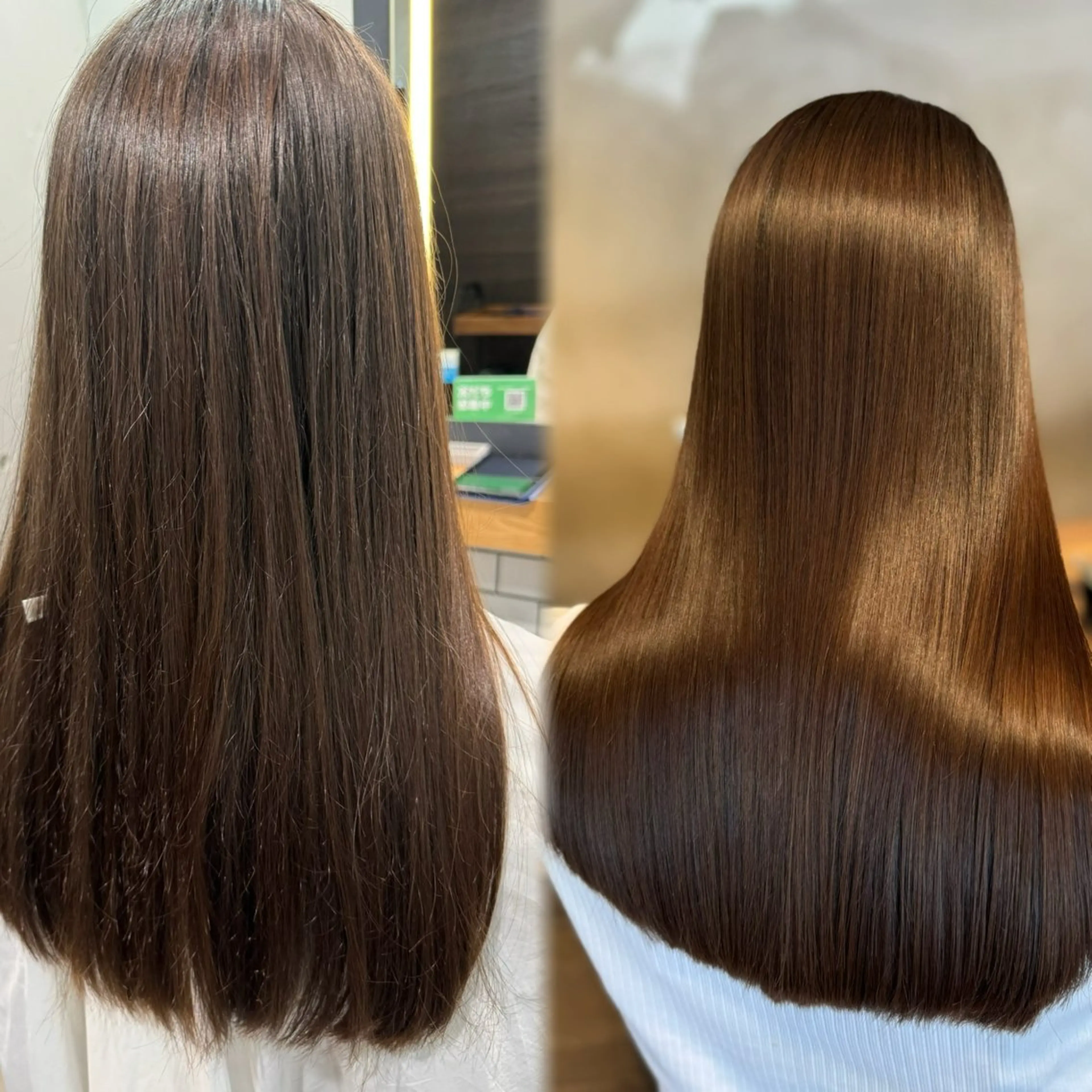 セミロング カラー カット トリートメント ［パサつき改善］＊ 髪質改善ケアサロン＊のヘアスタイル