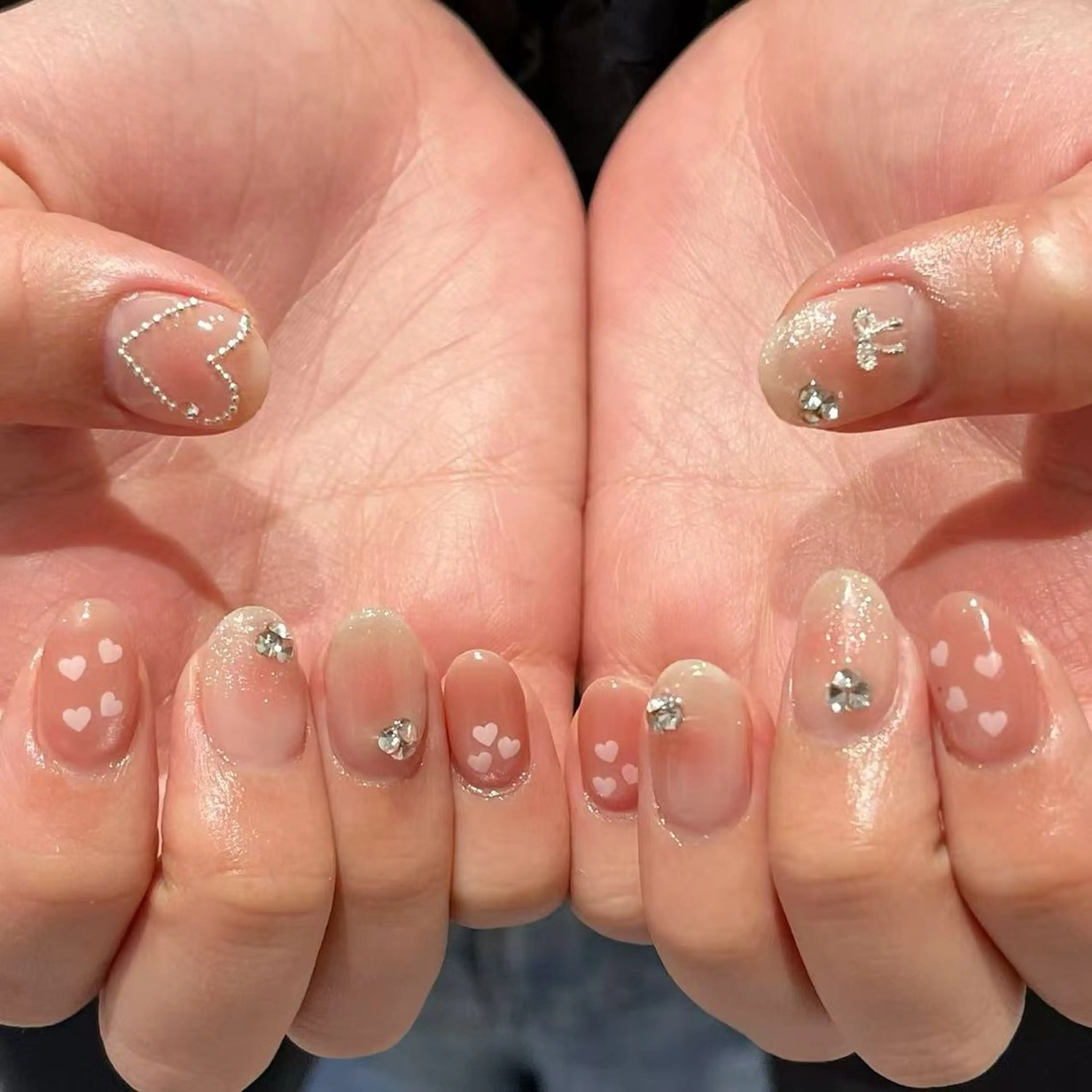 ネイル 🎀kira 長さだし💗モチ最高のネイルデザイン