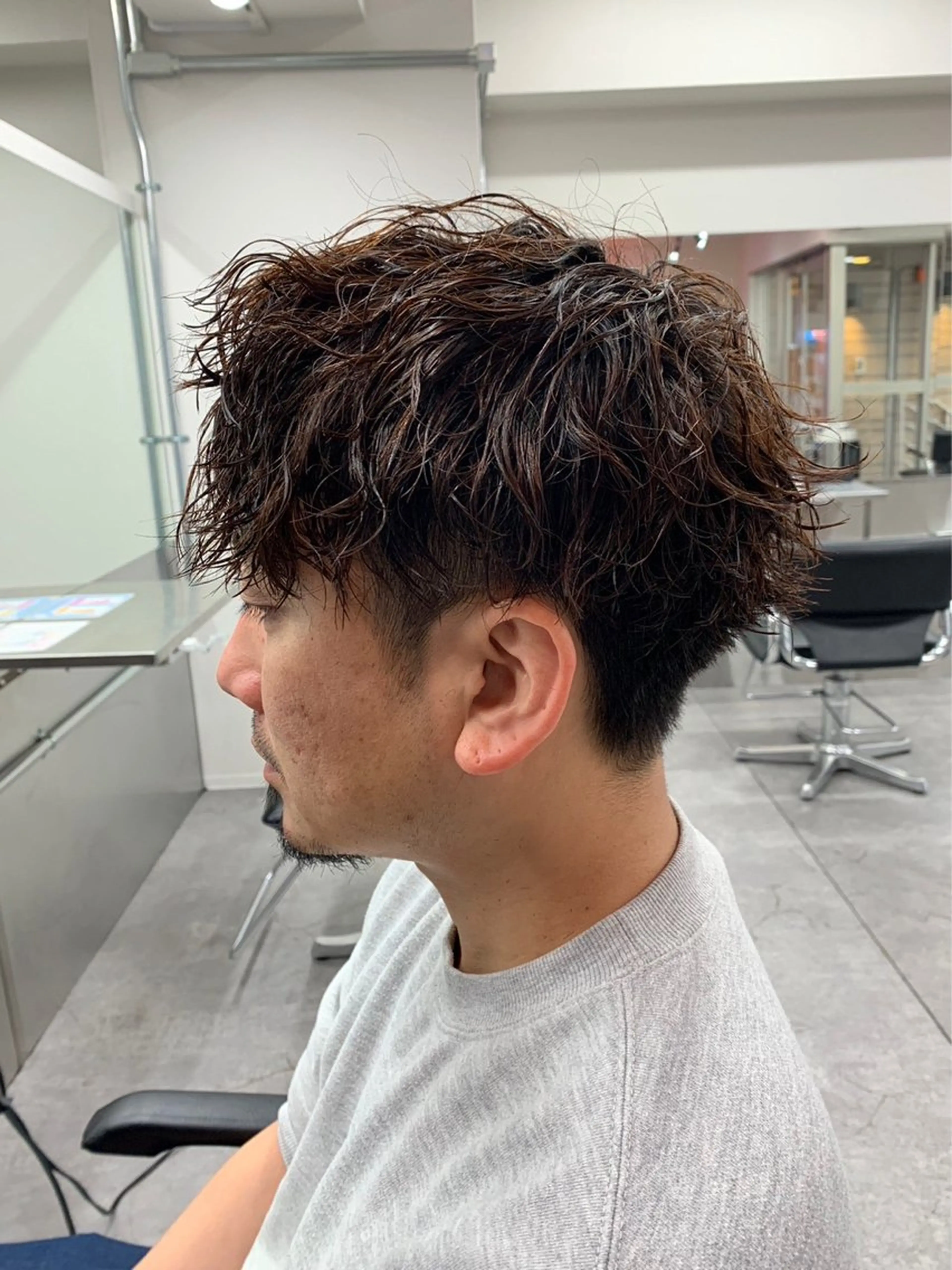 メンズ カット パーマ パーマ支持率No.1 ❤️🔥安成弾のヘアスタイル
