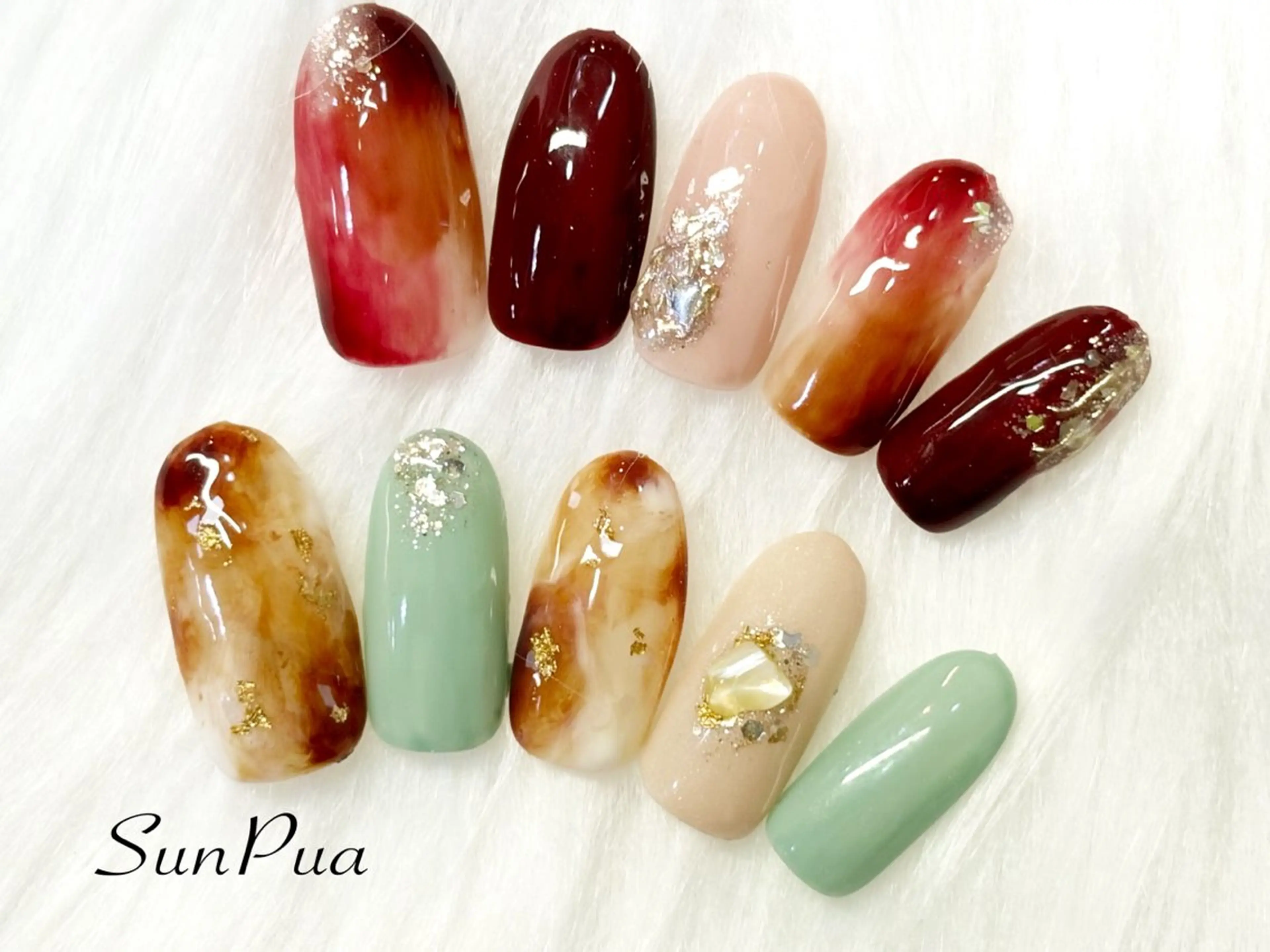 新規限定!今月のハンド定額デザイン7700円コース※9種類の中から選べます。(添付写真ご確認ください)オフケア込みの写真