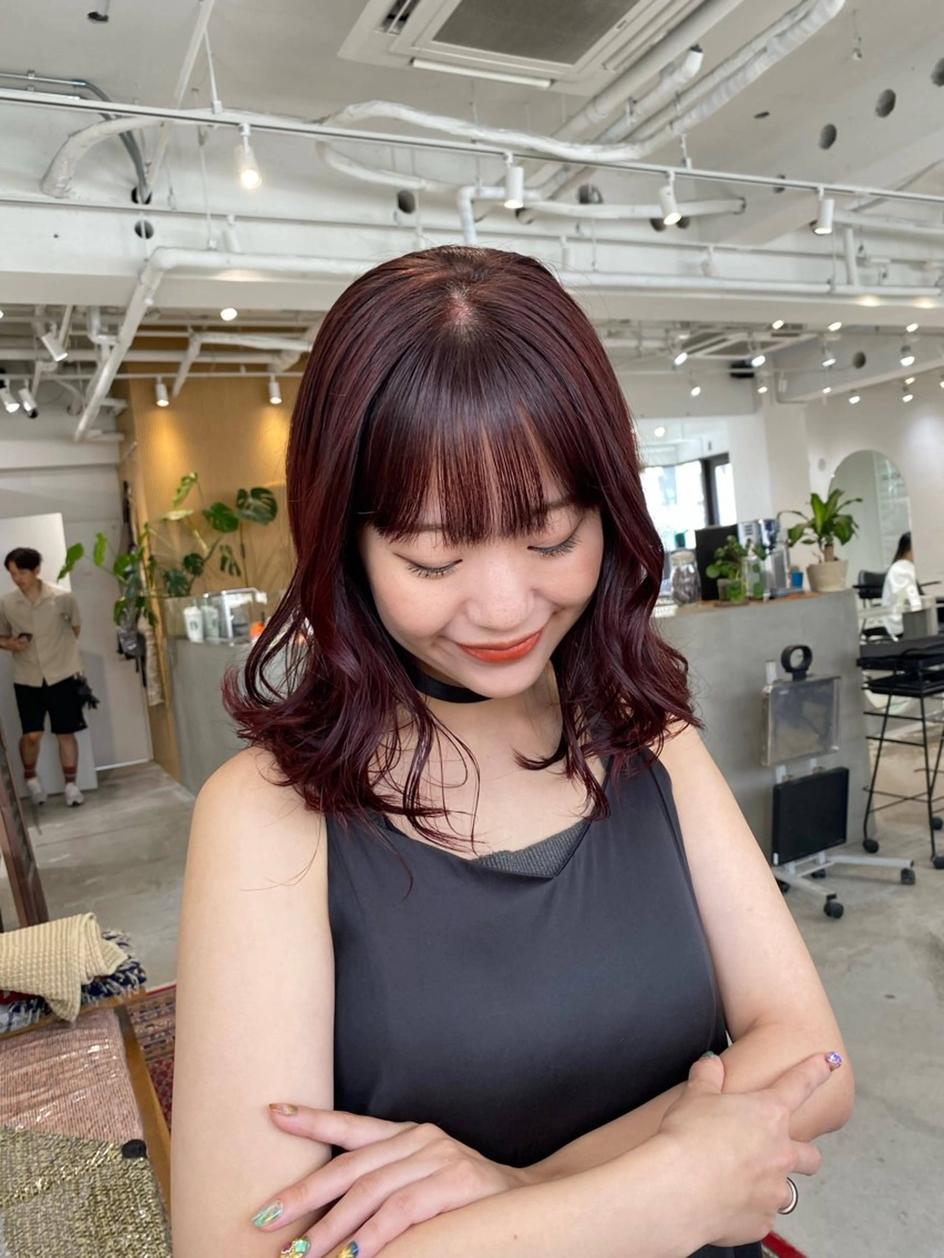 ミディアム Hinaco 🥣表参道美容師のヘアスタイル