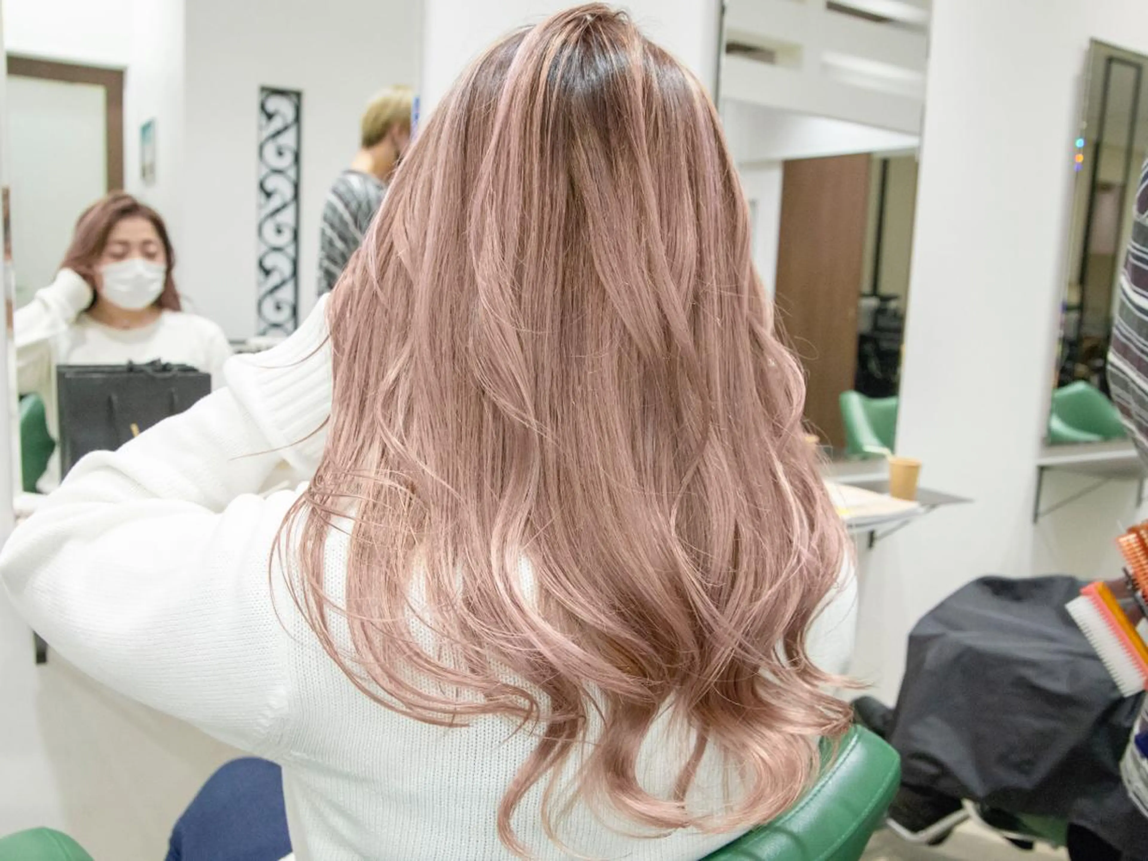 ロング カラー ヘアカラー Re:ta Hair 飯田淳平のヘアスタイル