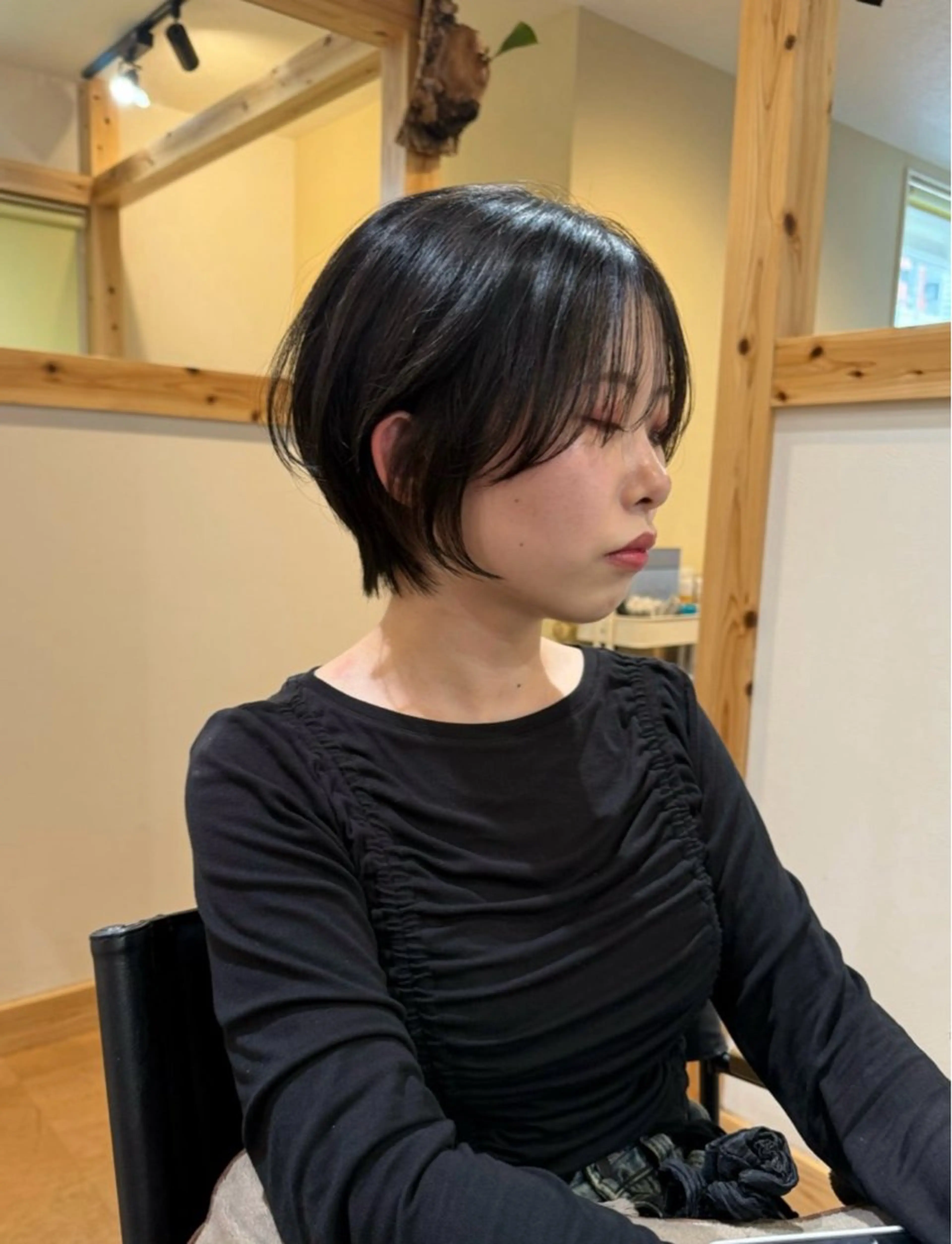 ショート カット パーマ 山口里莉 /パーマモデル募集のヘアスタイル