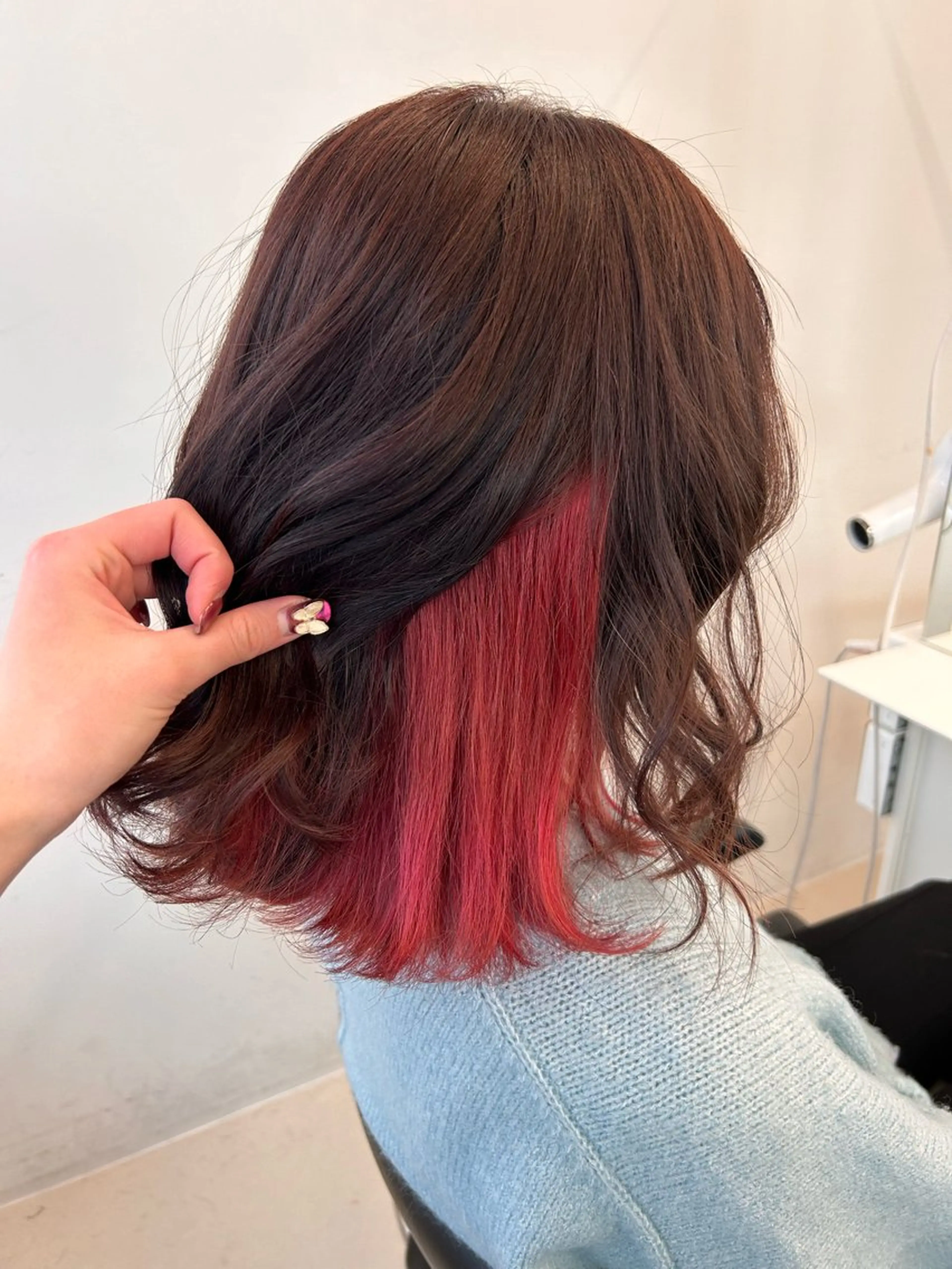 セミロング カラー ヘアカラー Momo/ショート /ハンサムショートのヘアスタイル